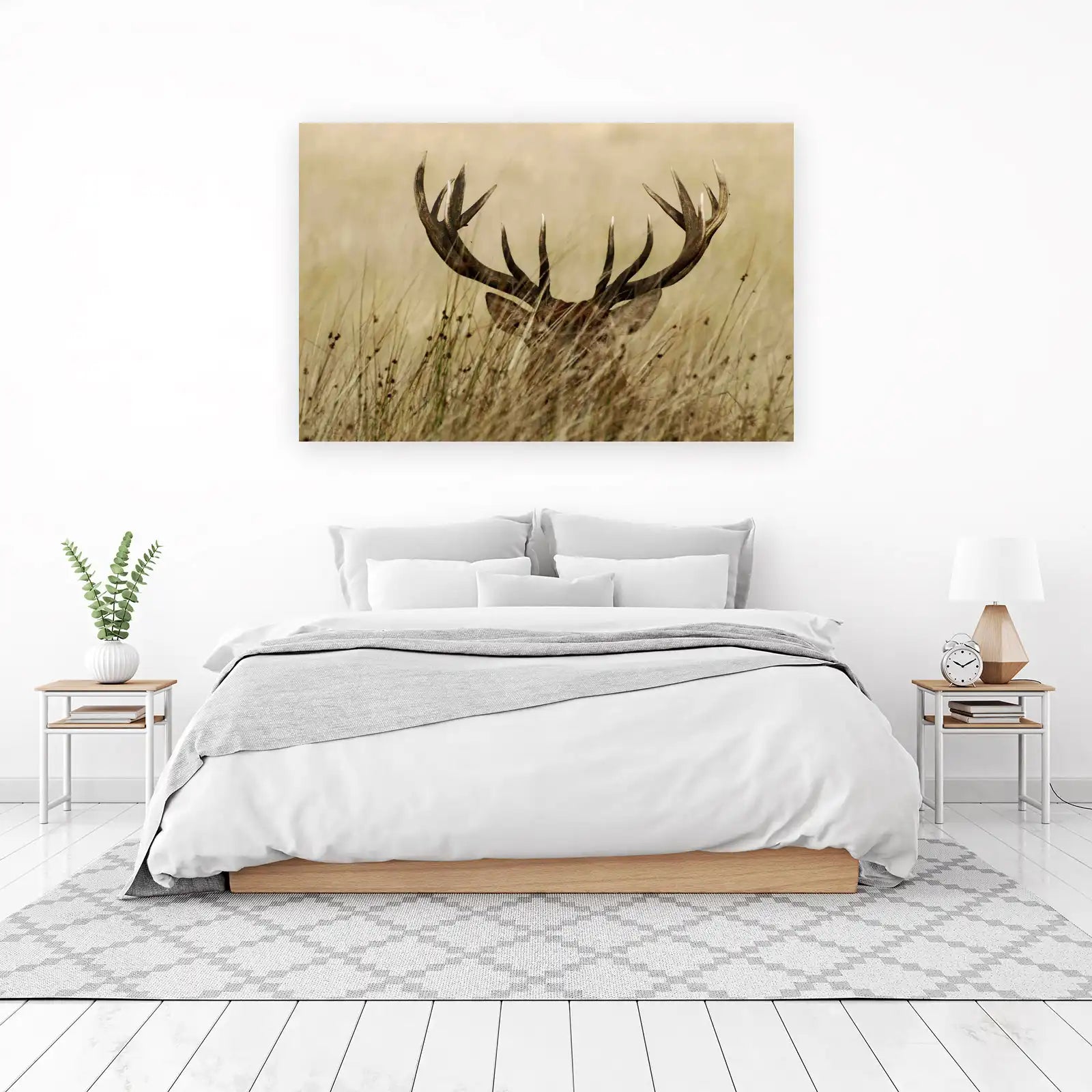 Majestic Stag Antlers Wall Art