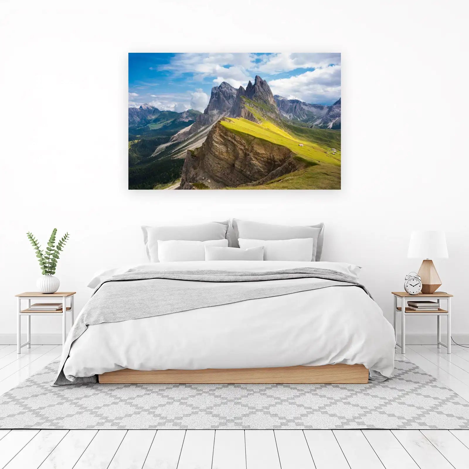 Majestic Dolomites Mountain Landscape Wall Art