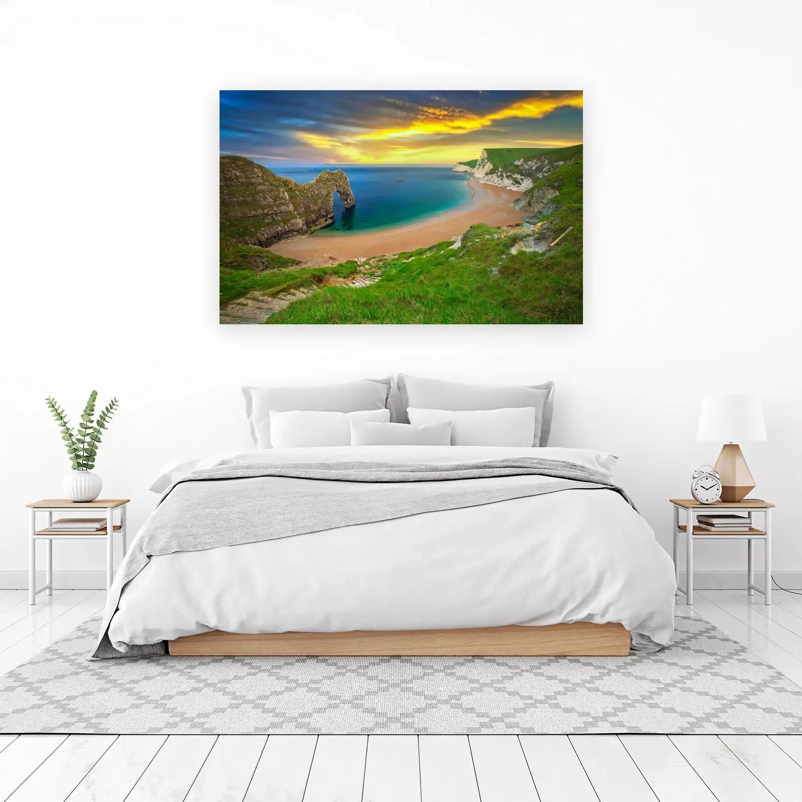 Durdle Door Sunset Beach Wall Art