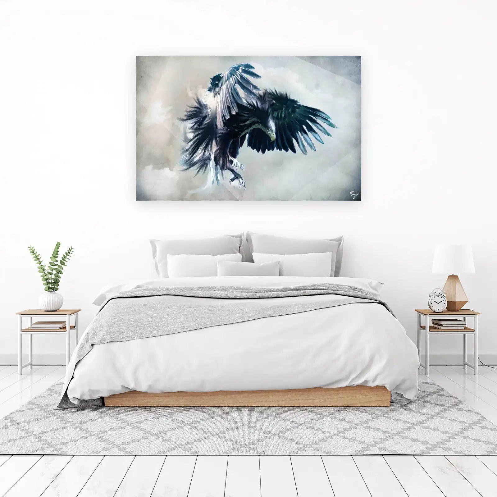 Majestic Eagle Soaring Wall Art