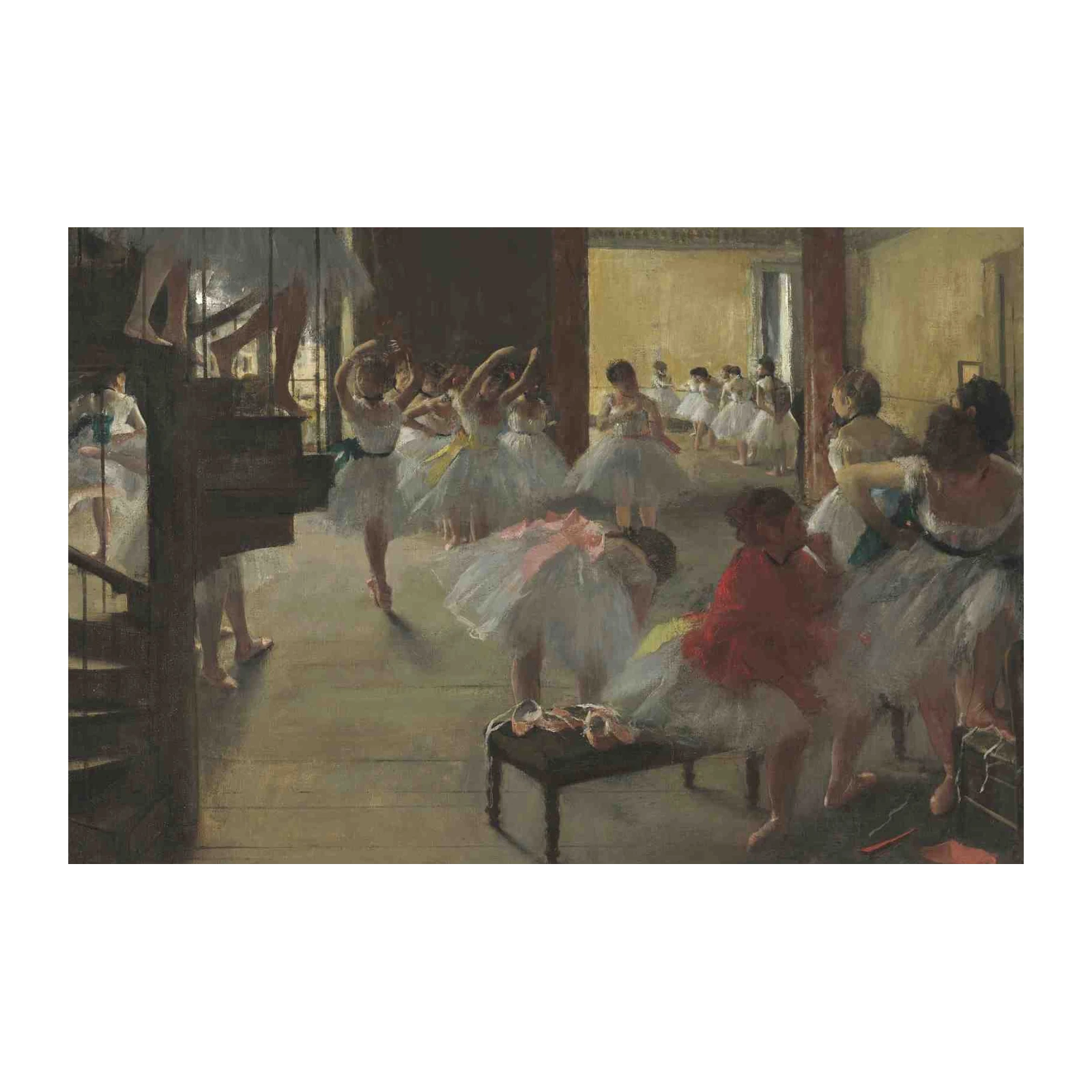 Ballet Rehearsal Impressionist Dancers Wall Art