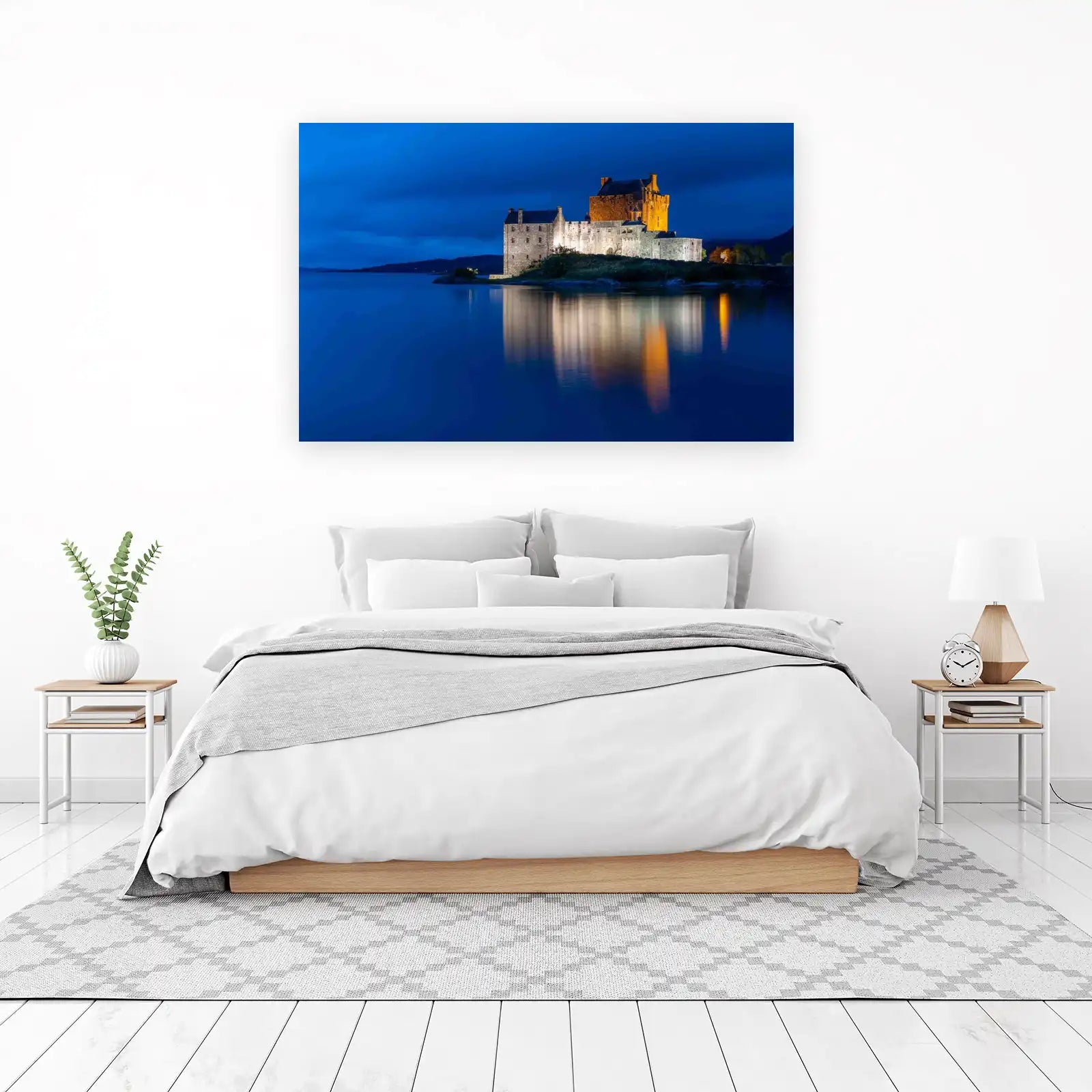 Enchanting Castle by Water Wall Art