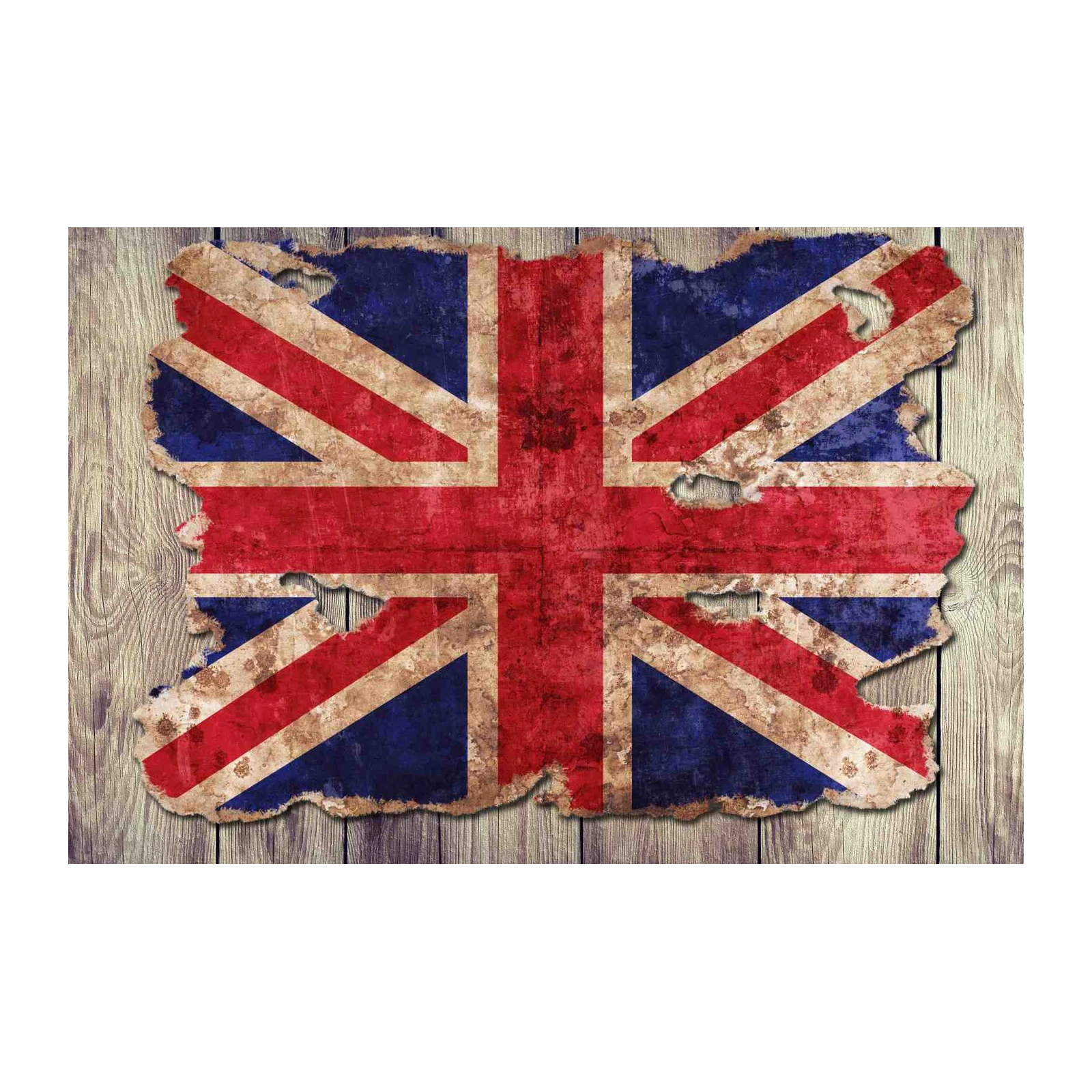 Distressed Union Jack Flag Vintage Wall Art Wall Art