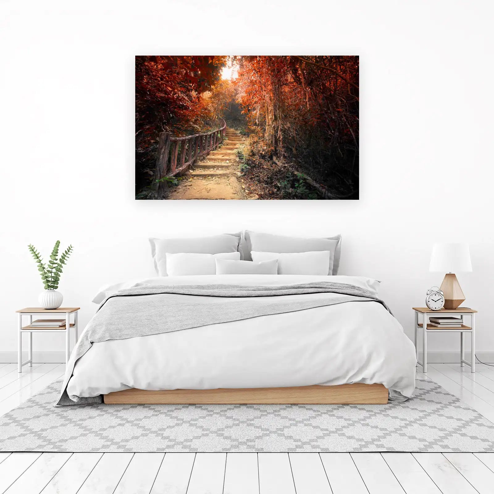Enchanting Autumn Forest Pathway Wall Art