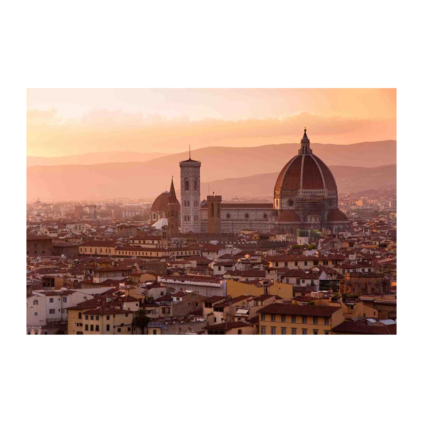 Florence Sunset Duomo Wall Art