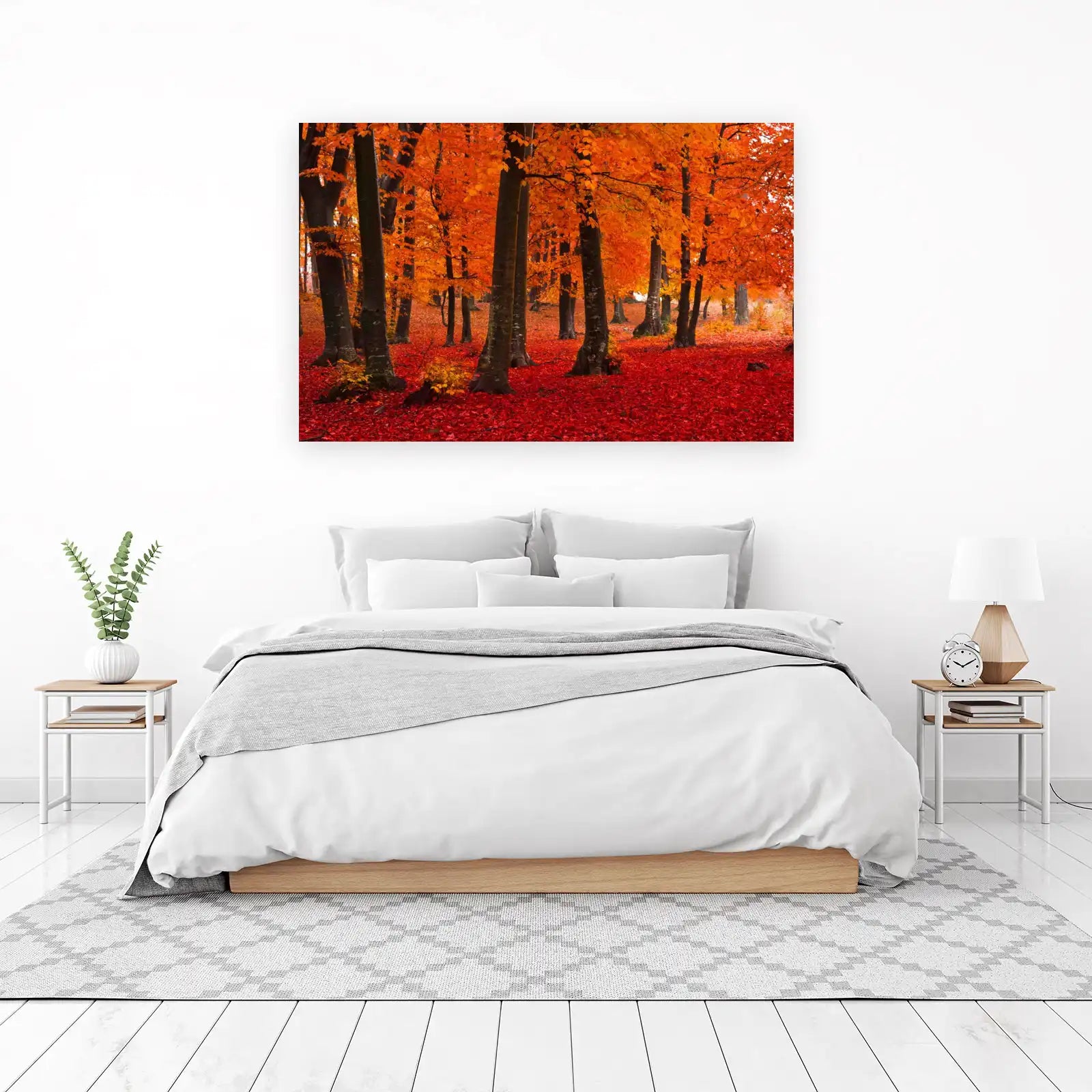 Vibrant Autumn Forest Wall Art