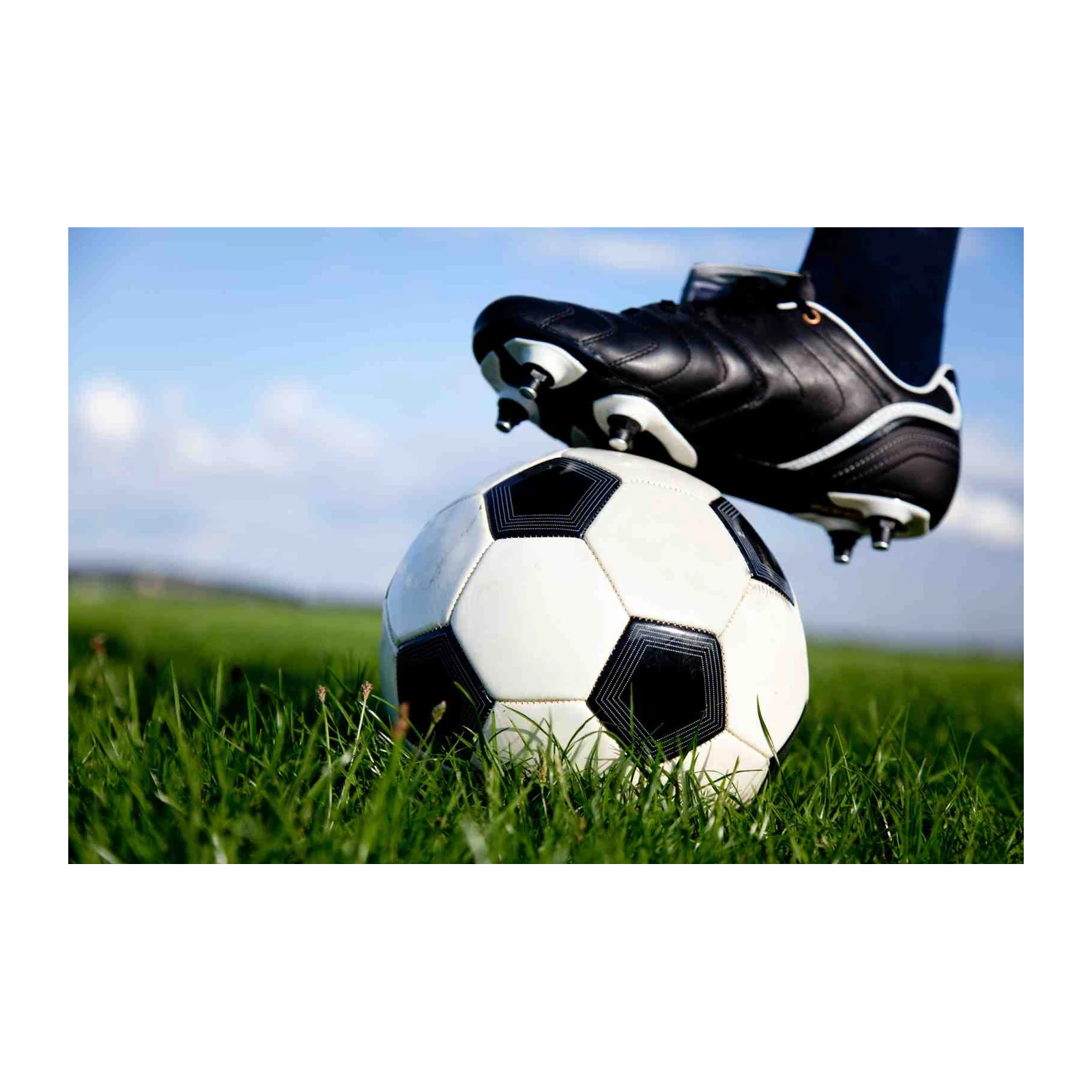 Dynamic Soccer Kick Wall Art