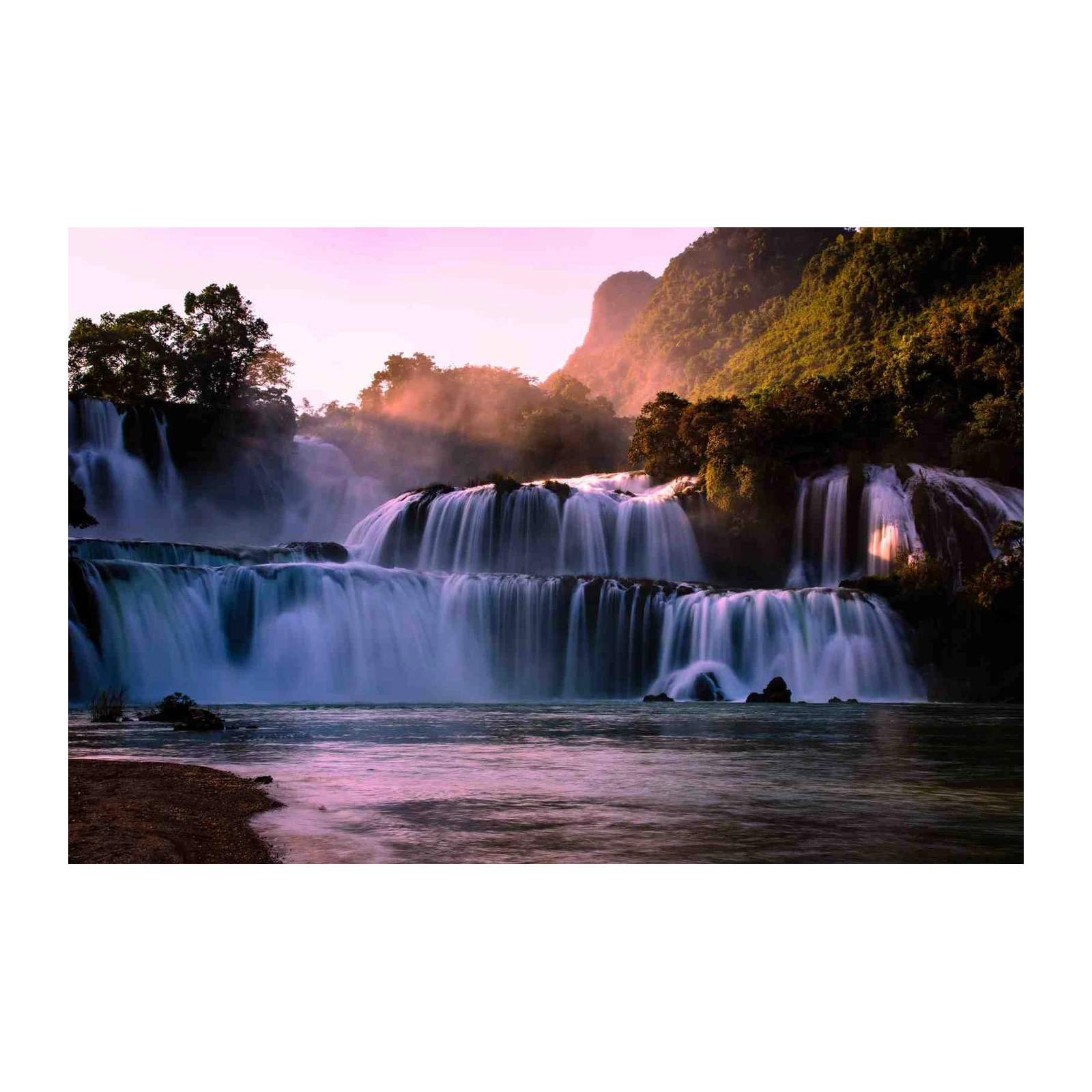 Majestic Waterfall Serenity Wall Art
