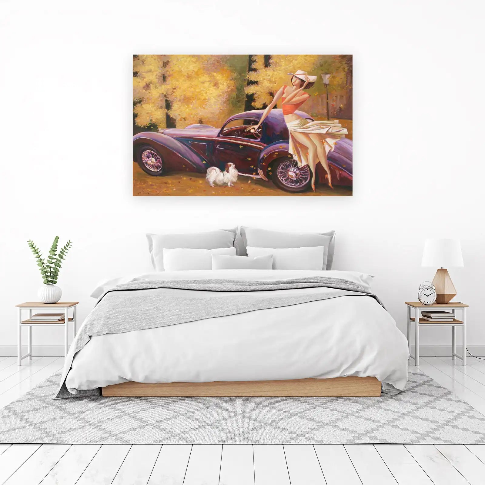 Elegant Autumn Drive Wall Art