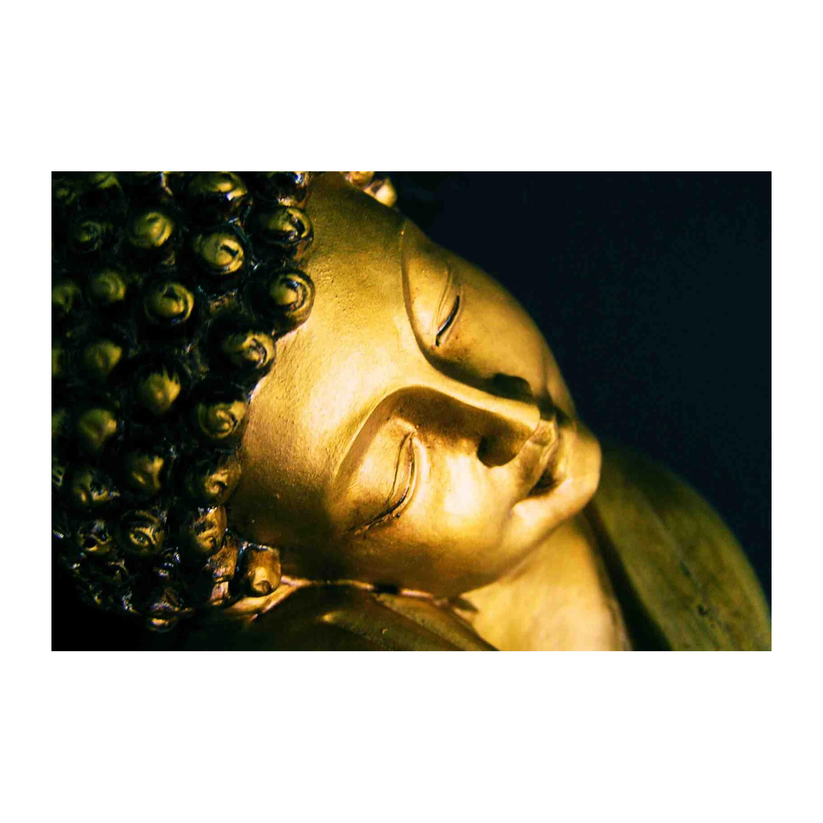 Golden Serenity Buddha Wall Art