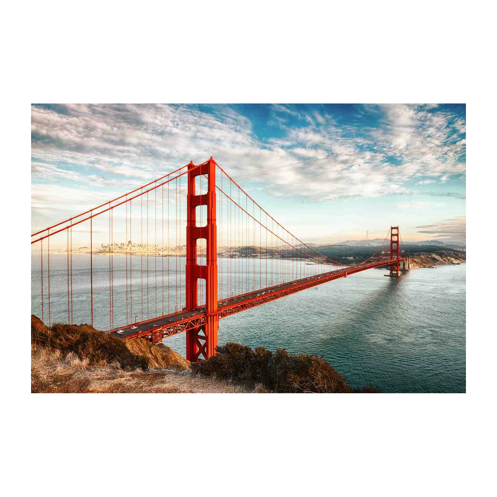 Iconic Golden Gate Bridge Landscape Wall Art