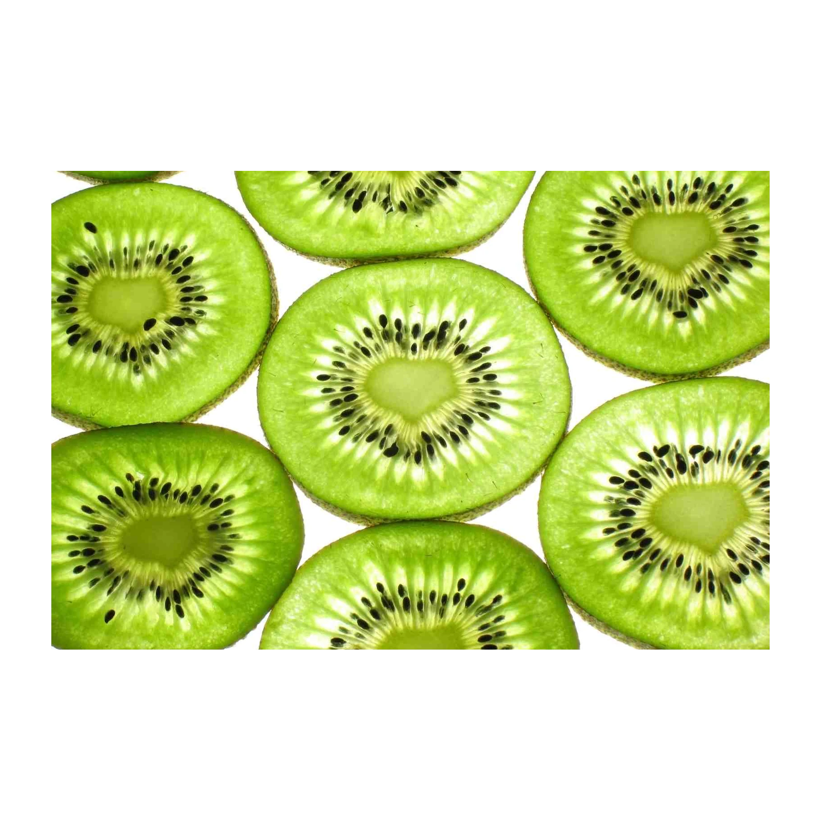 Vibrant Kiwi Slices Art Wall Art