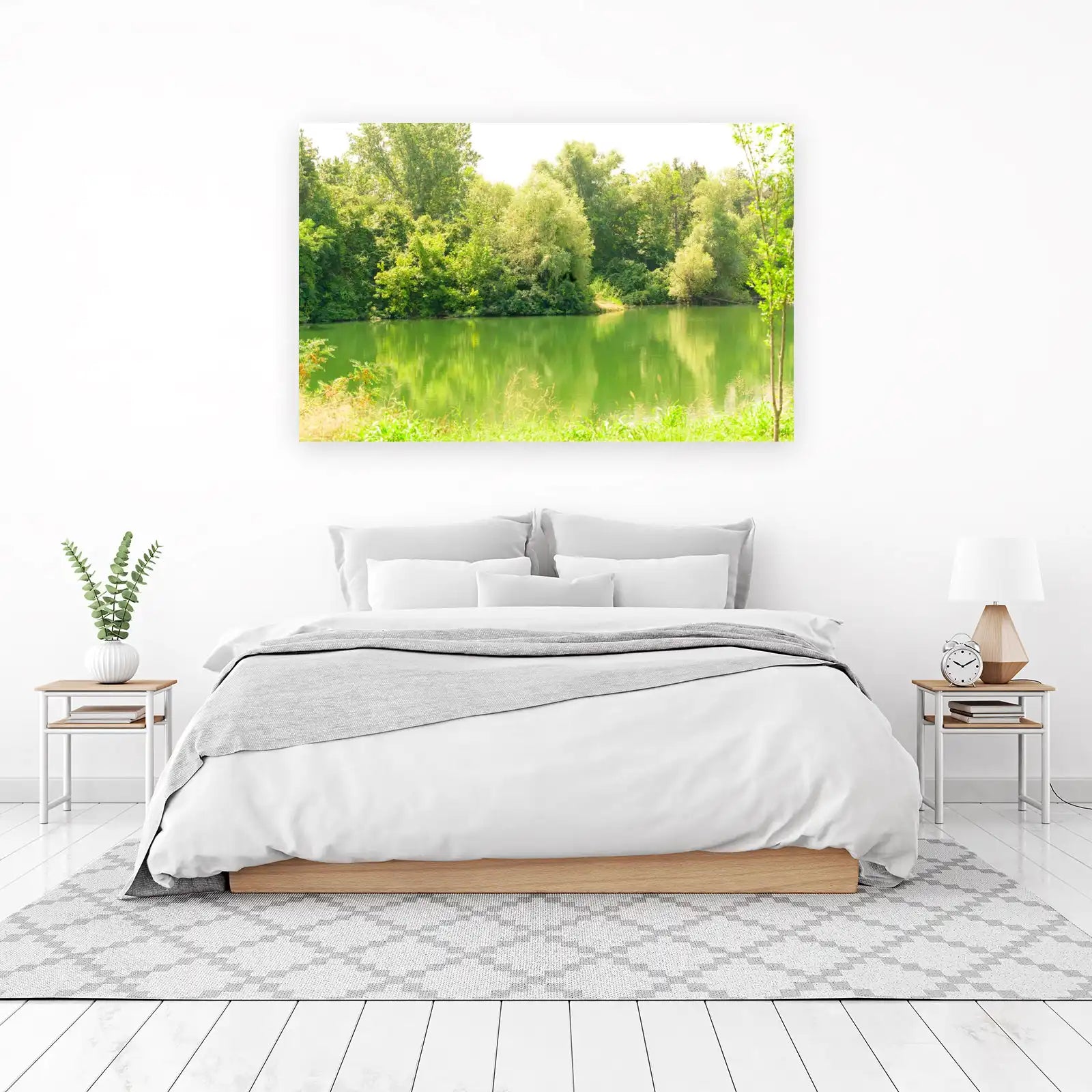 Tranquil Lakeside Serenity Wall Art