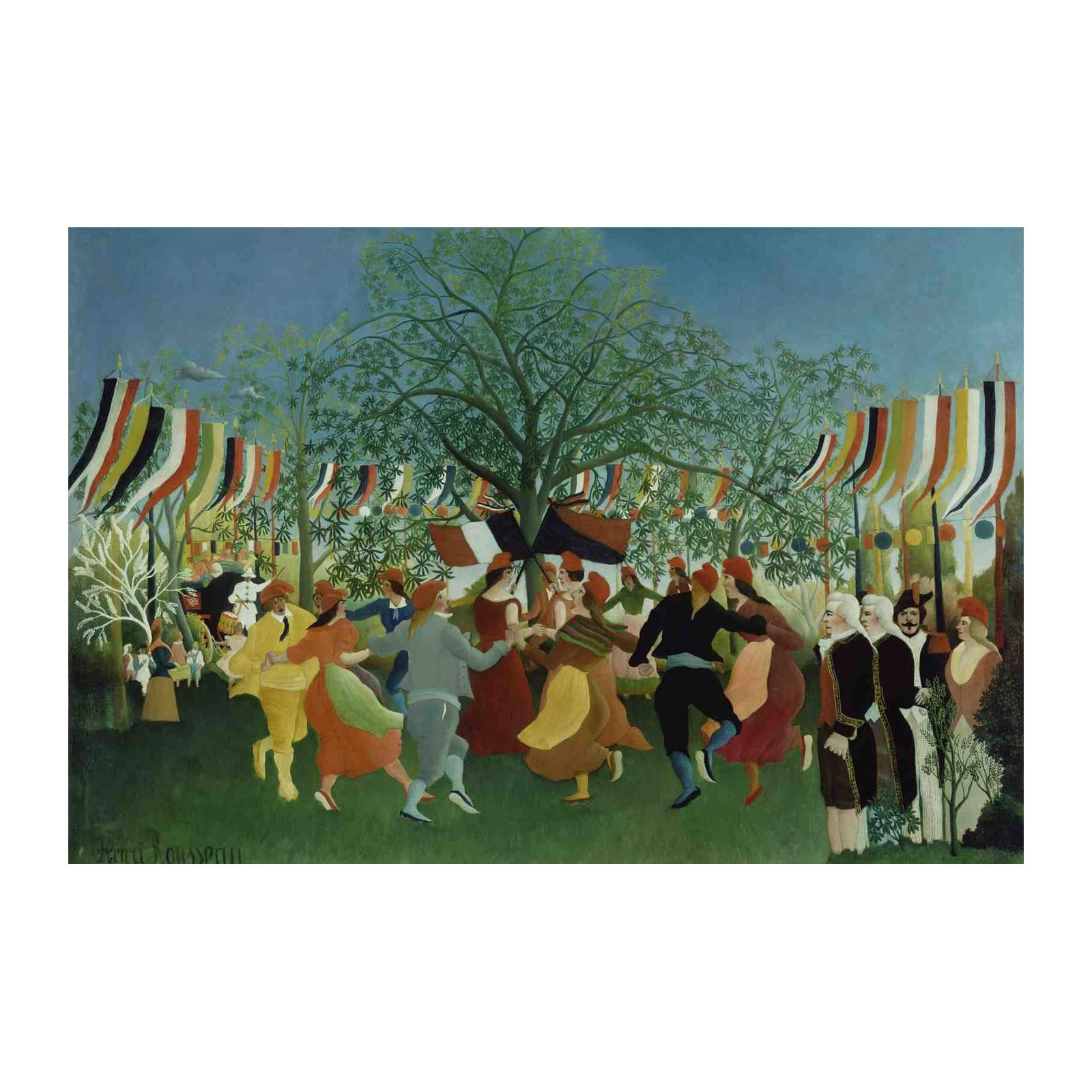 The Festival of the Village Wall Art