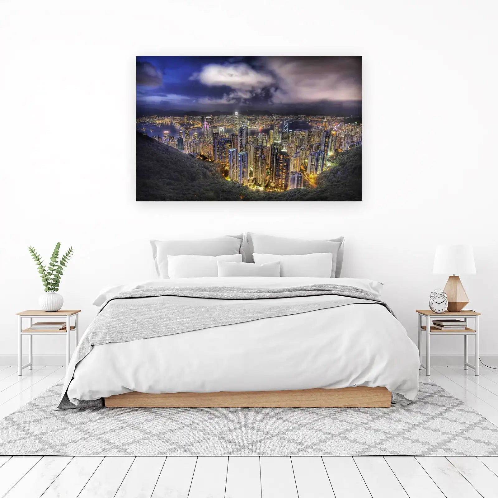 Hong Kong Skyline Wall Art | Cityscape Wall Art