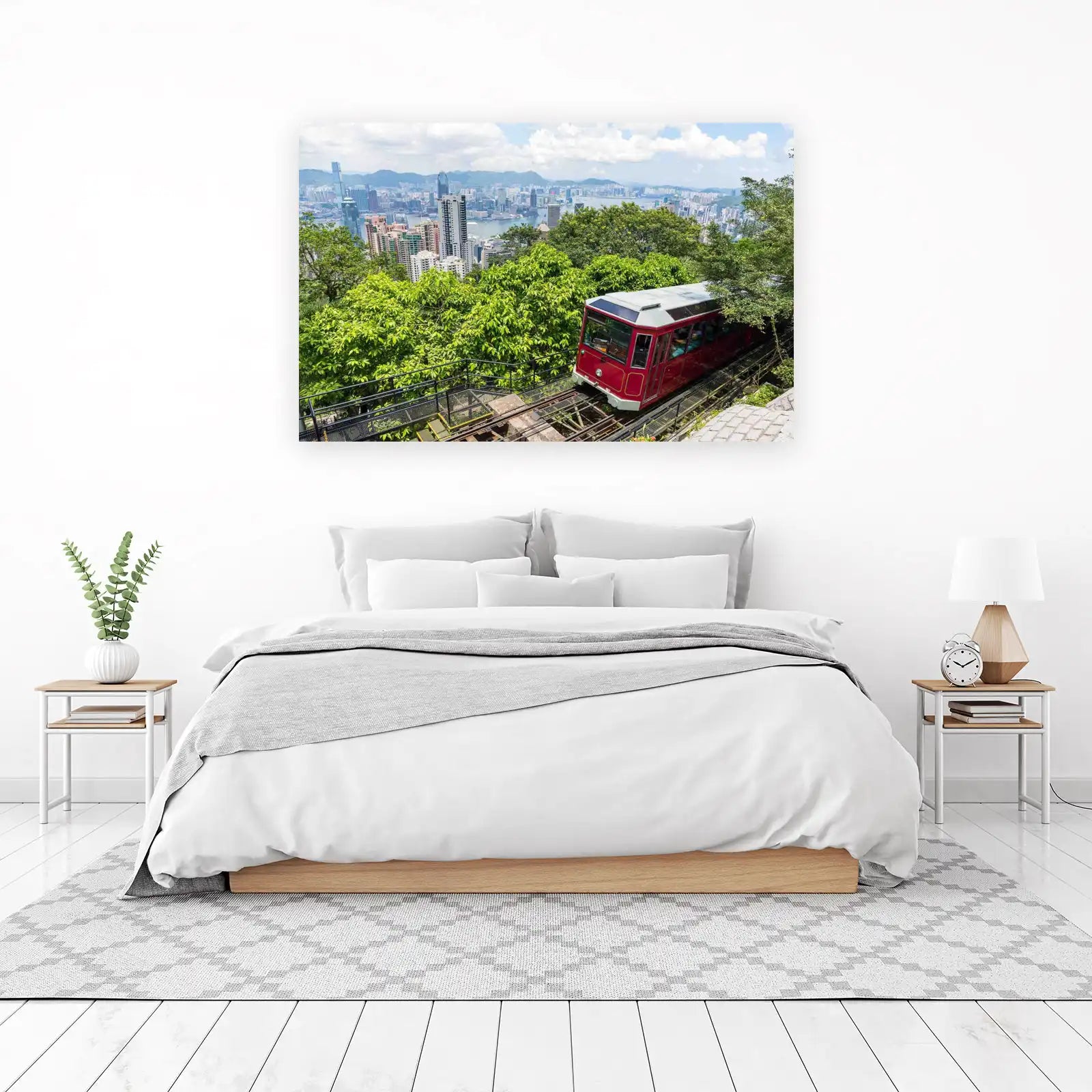 Hong Kong Tramway Skyline Wall Art