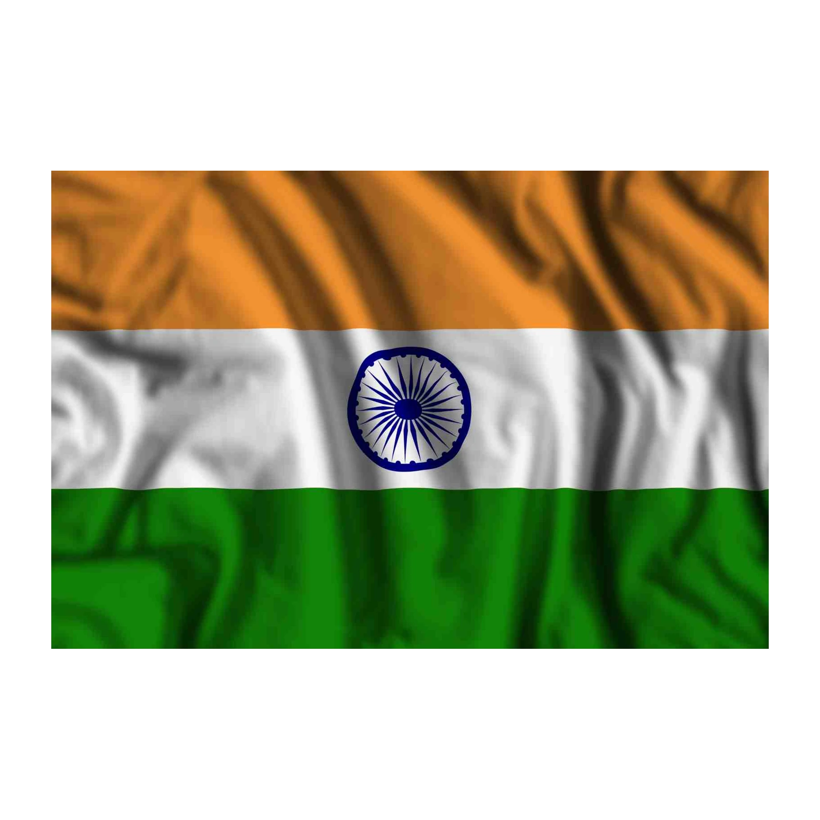 Vibrant Indian Flag Wall Art - Patriotic Home Decor