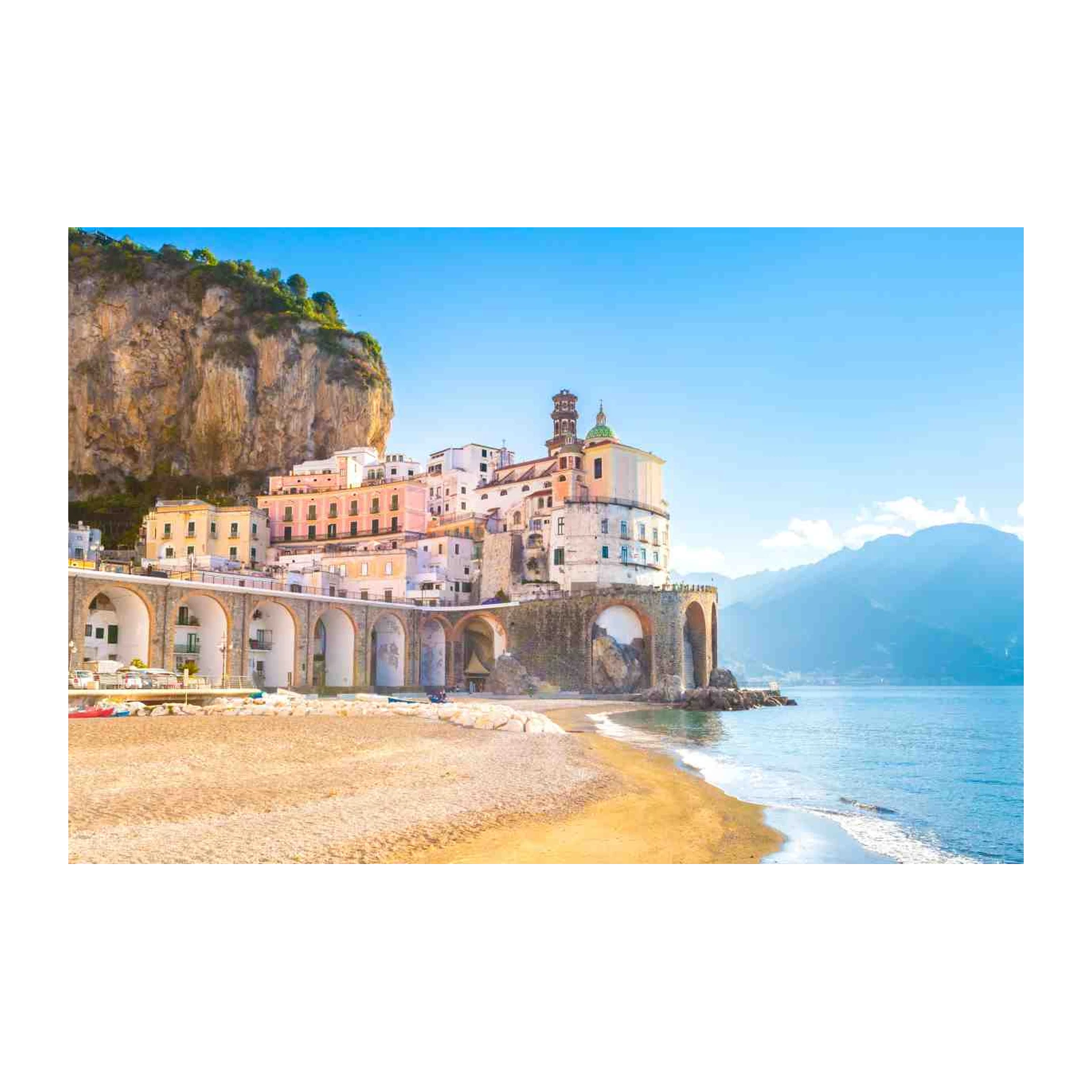 Amalfi Coast Beach & Architecture Wall Art