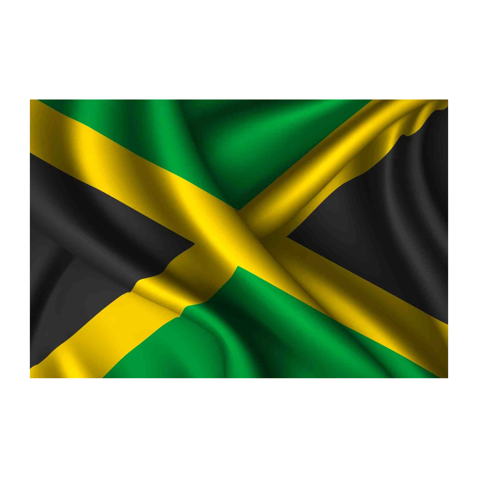 Jamaican Flag Tropical Vibes Wall Art