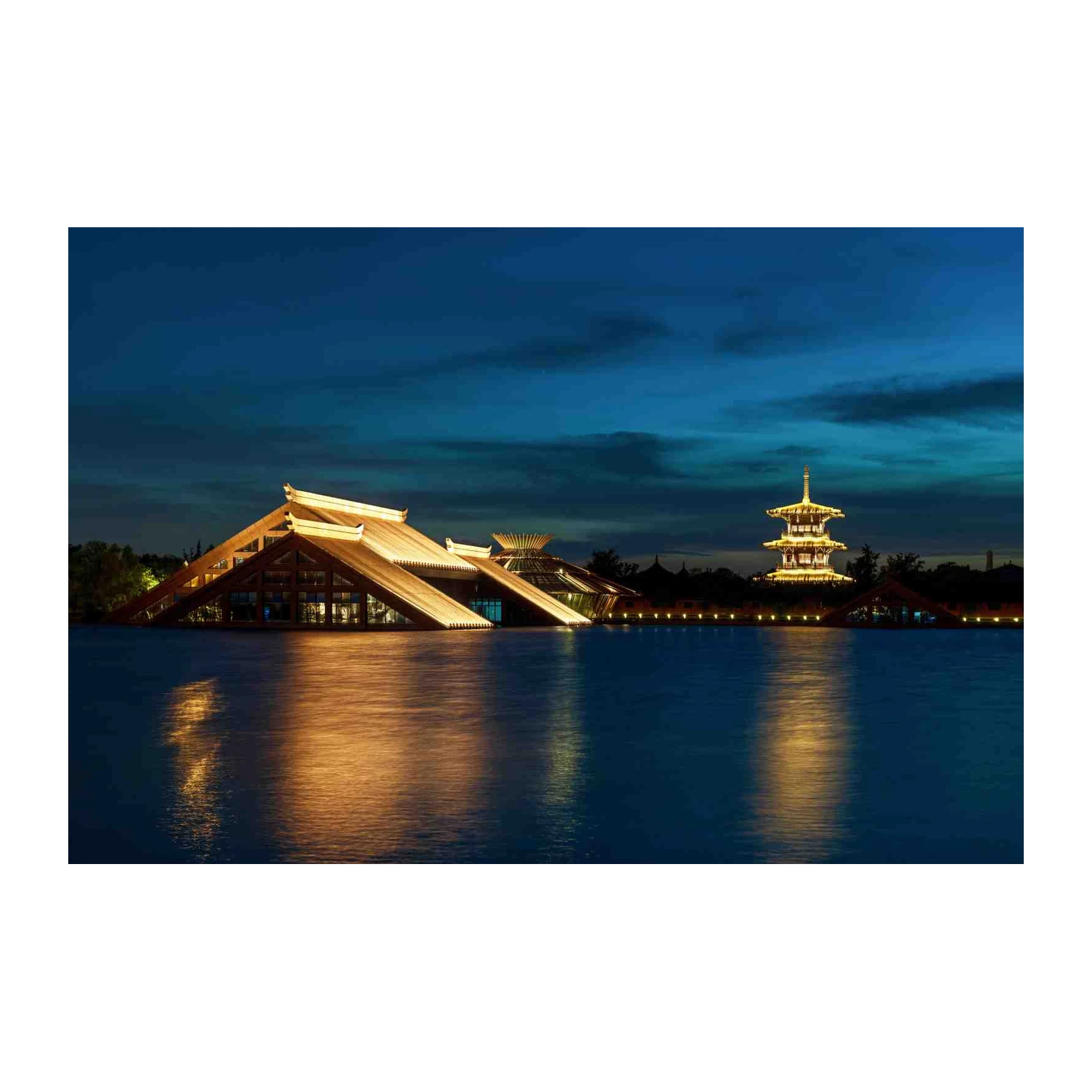 Serene Japanese Pagoda & Architecture Wall Art