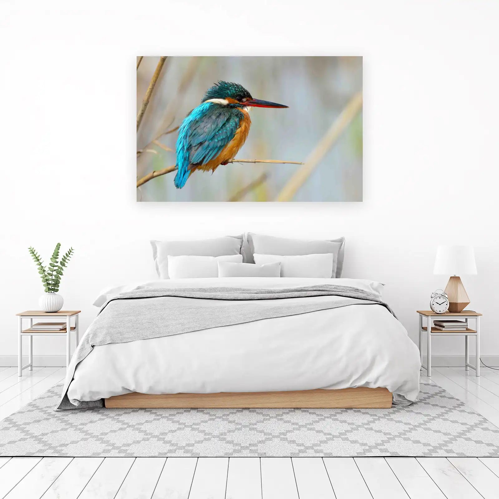 Vibrant Kingfisher Nature Wall Art