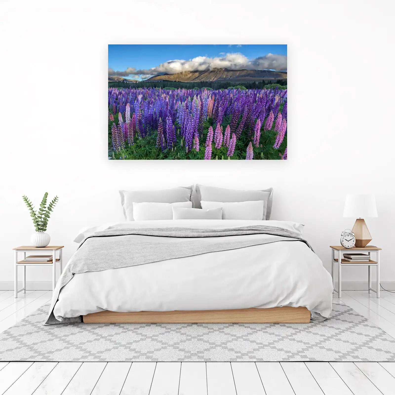 Vibrant Lupine Field Wall Art