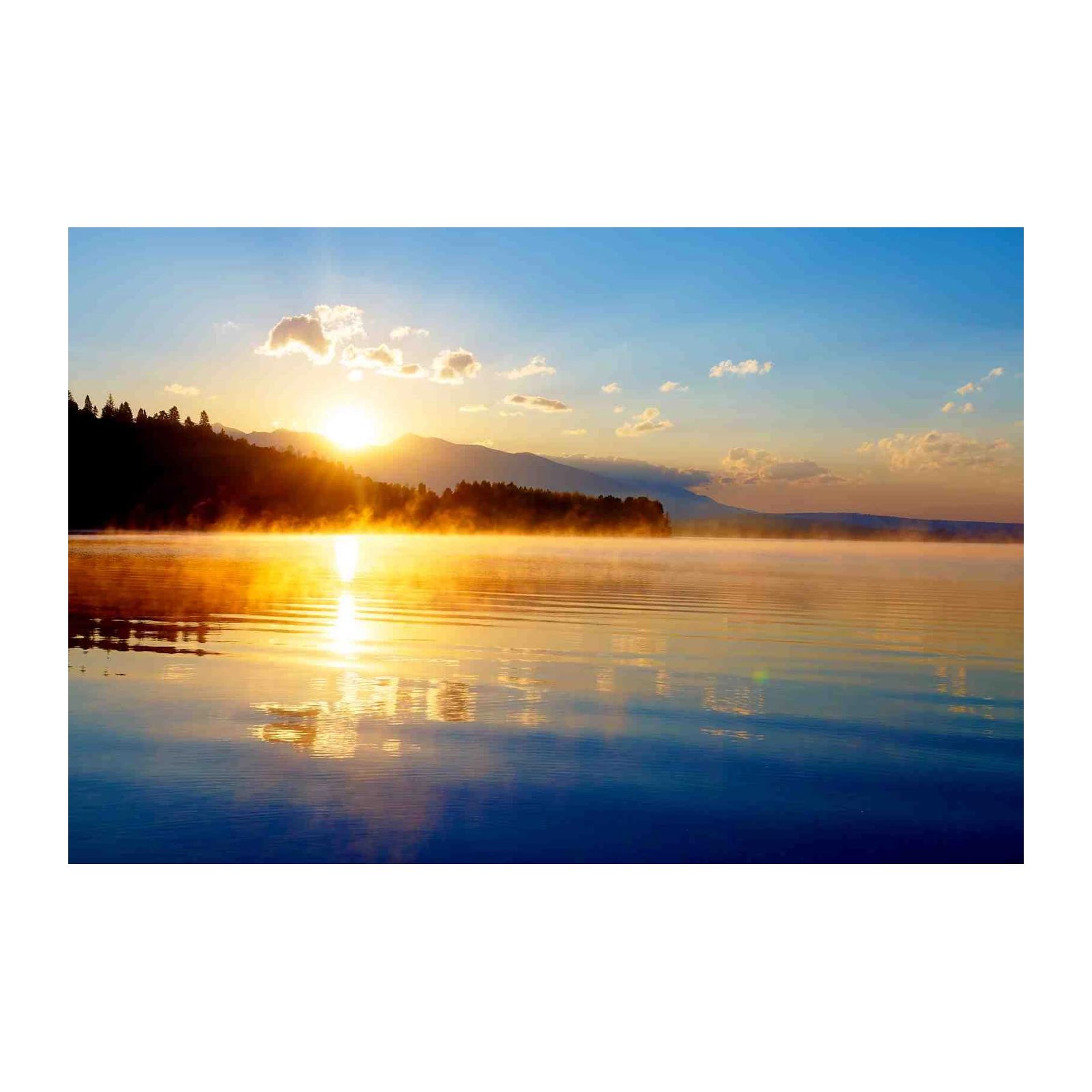 Sunrise Lake Serenity Wall Art - Nature Wall Art