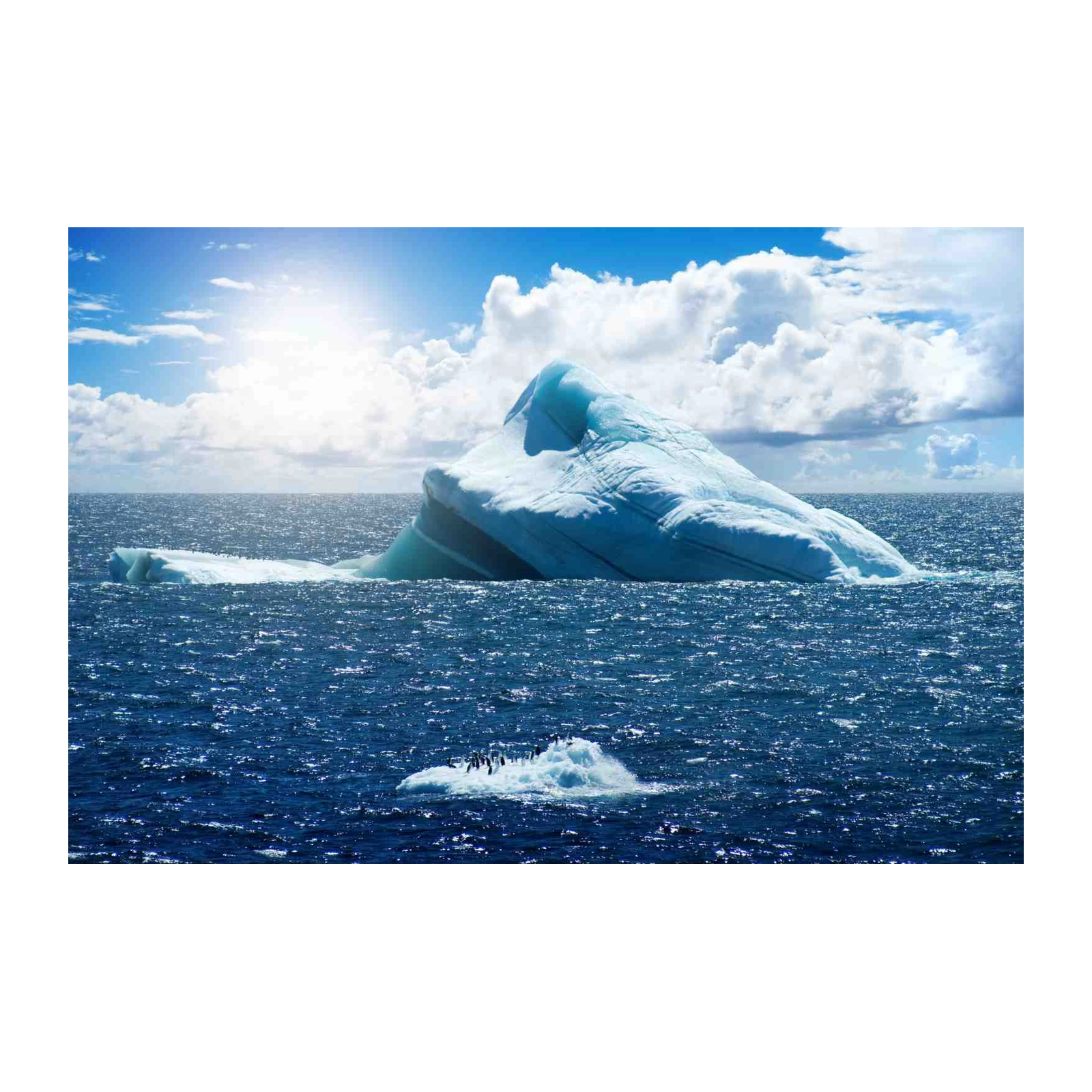 Majestic Iceberg Serenity Ocean Wall Art