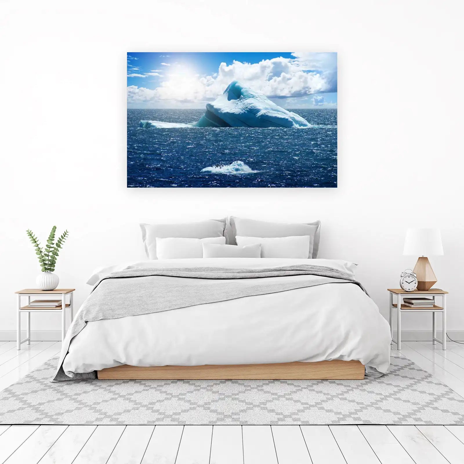 Majestic Iceberg Serenity Ocean Wall Art
