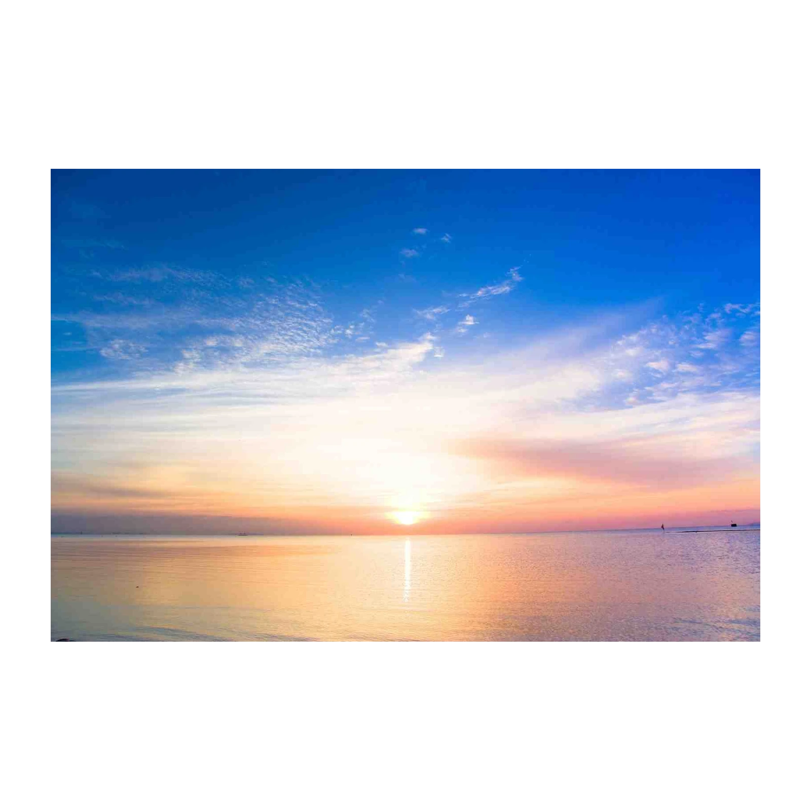 Serene Ocean Sunset Sky Wall Art