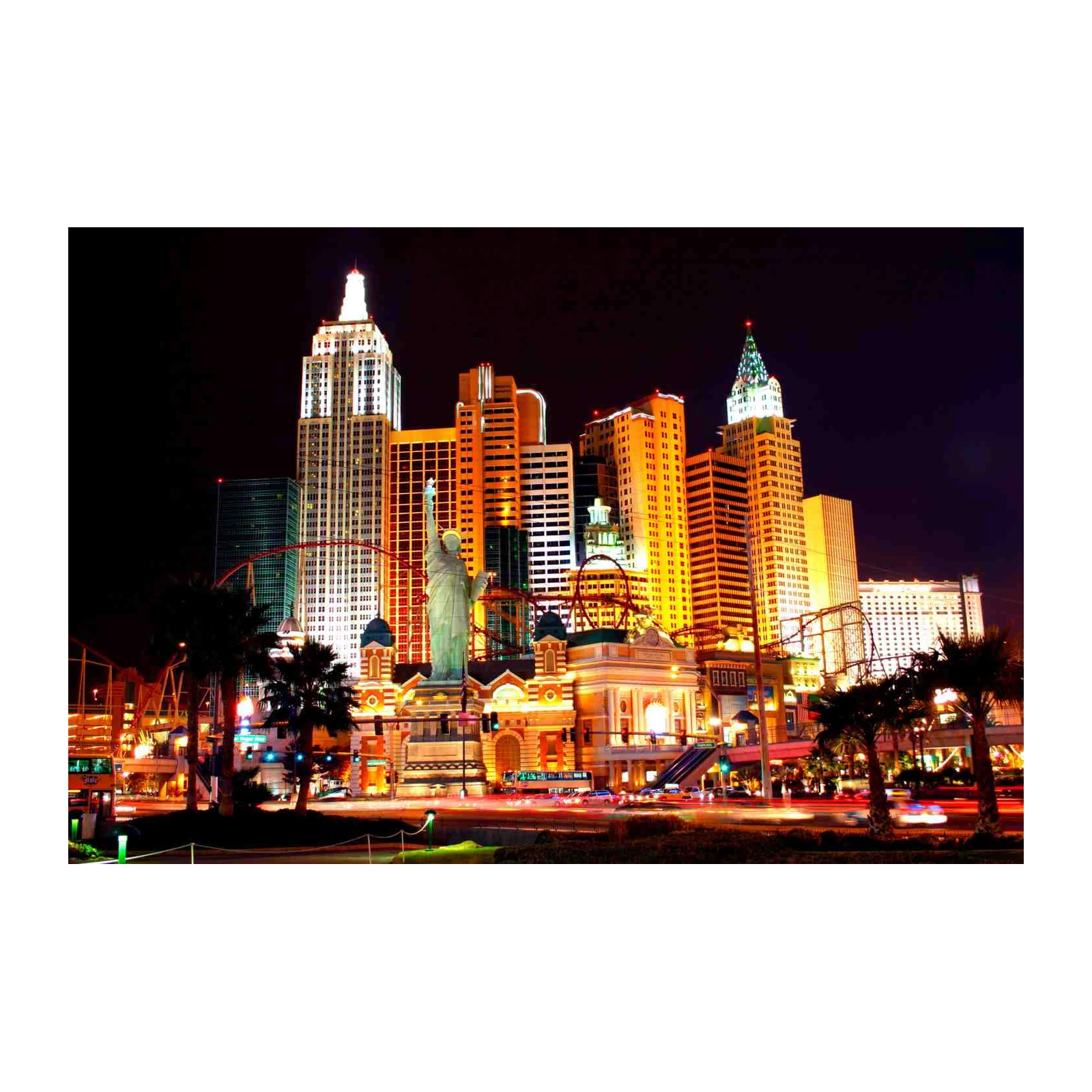 Las Vegas Skyline Statue of Liberty Wall Art