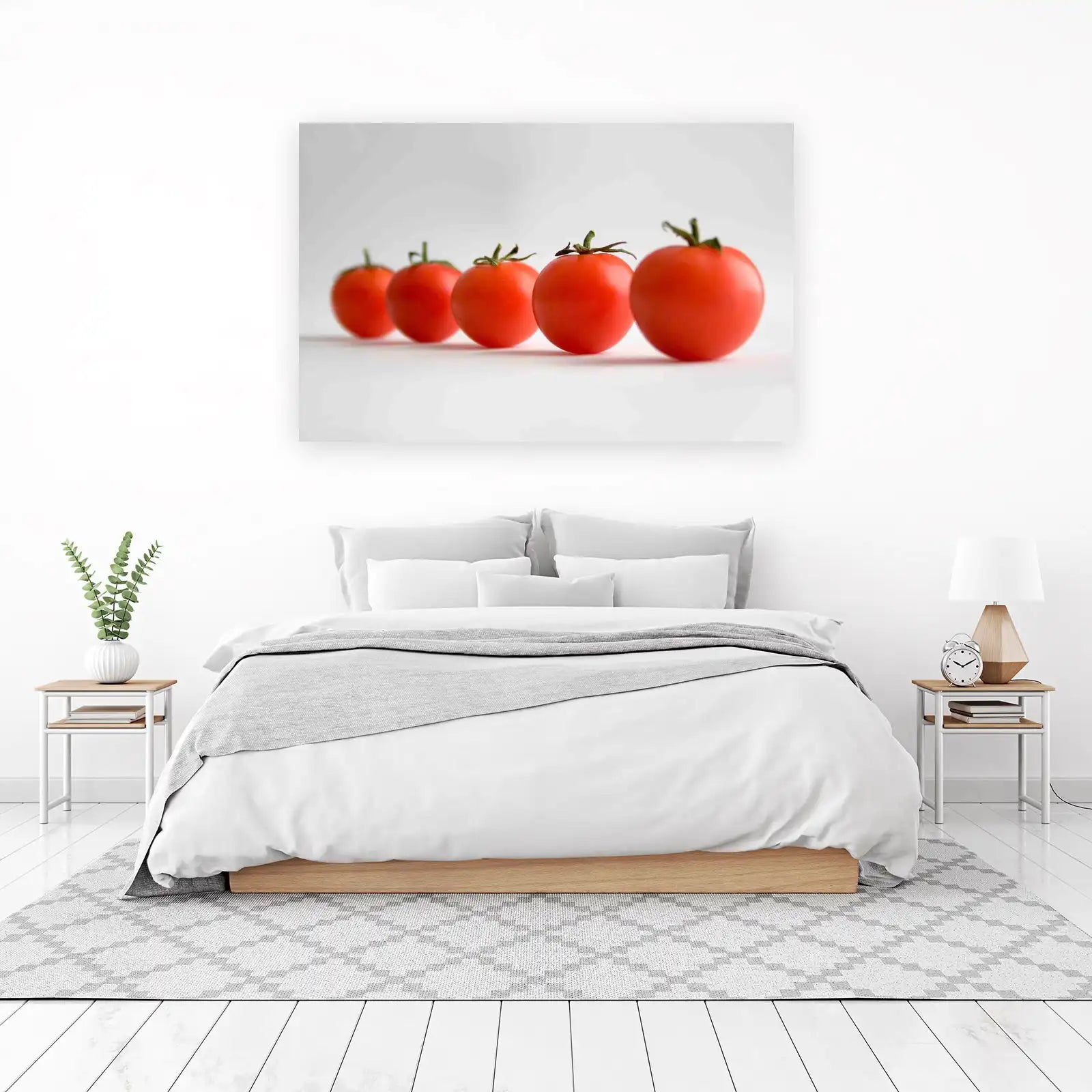 Vibrant Tomatoes Still Life Wall Art