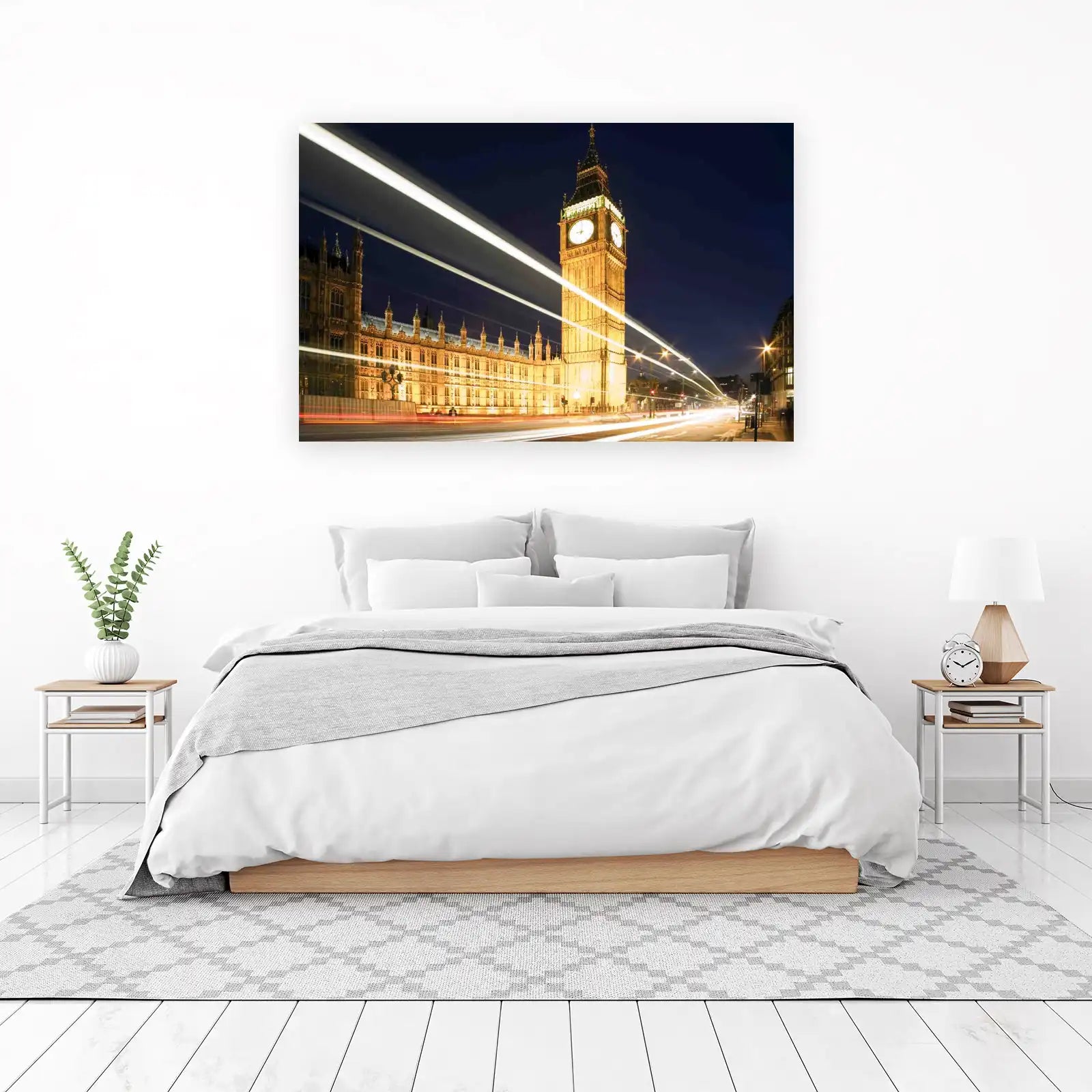 Big Ben London Night Lights Wall Art
