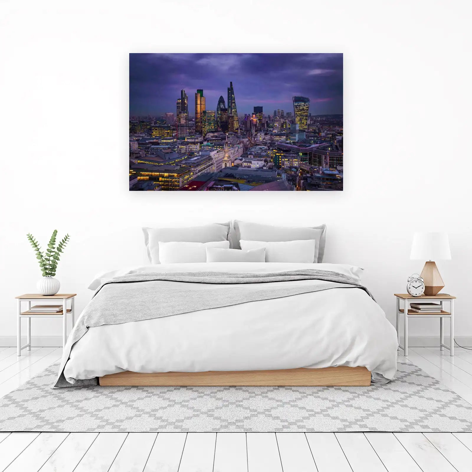 London Cityscape Dusk Wall Art