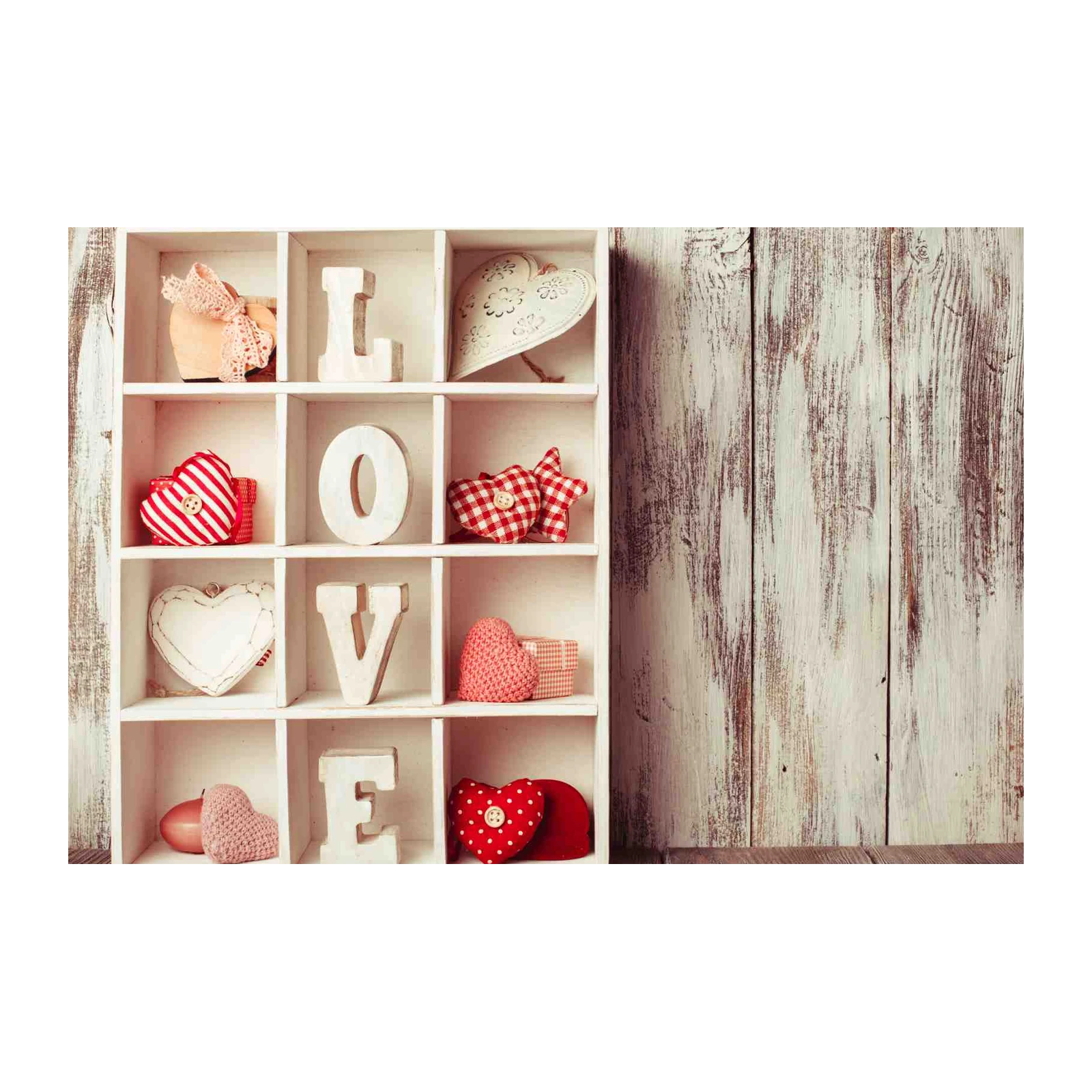 Romantic LOVE Shelving Unit Wall Art