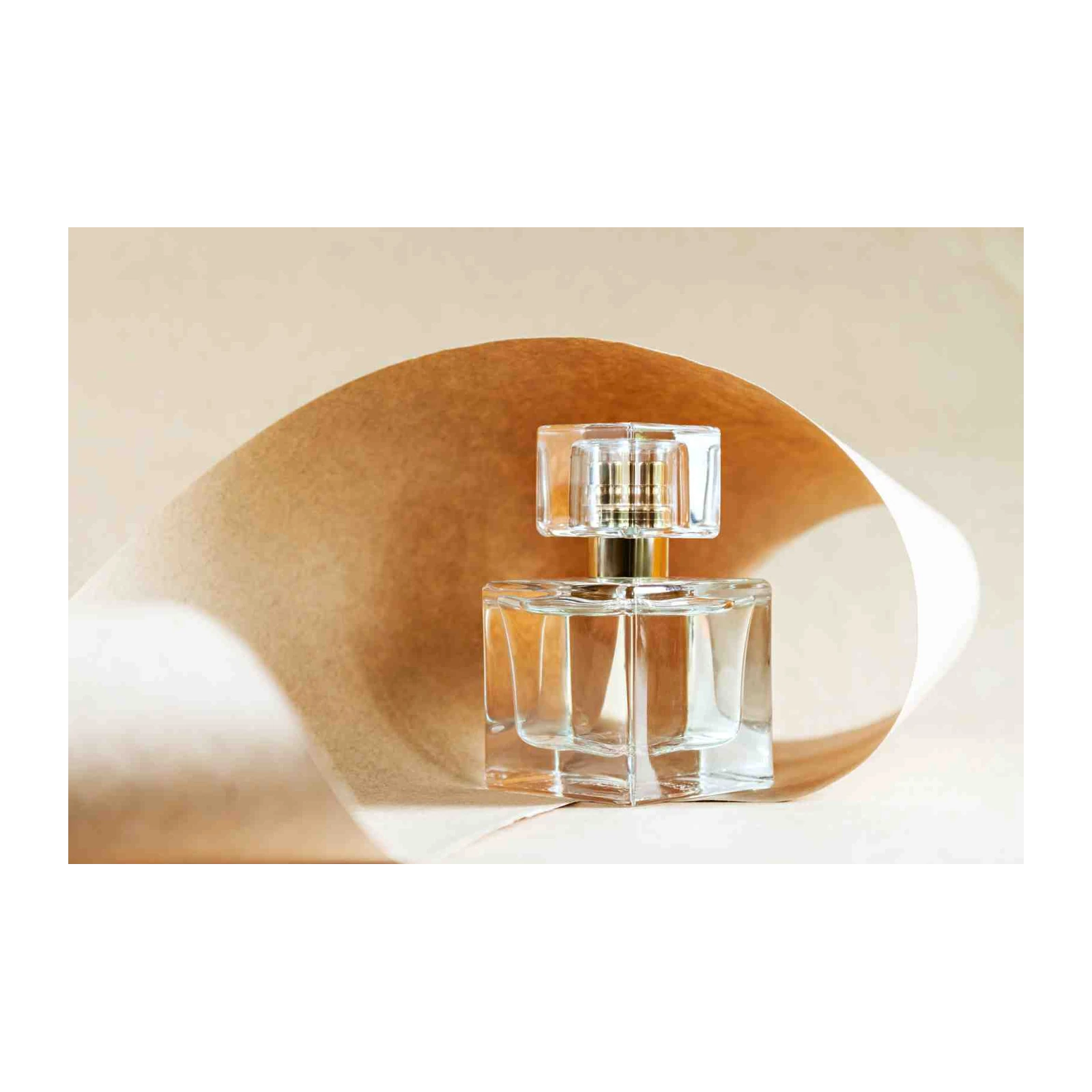 Elegant Perfume Bottle Gold Accent Wall Art
