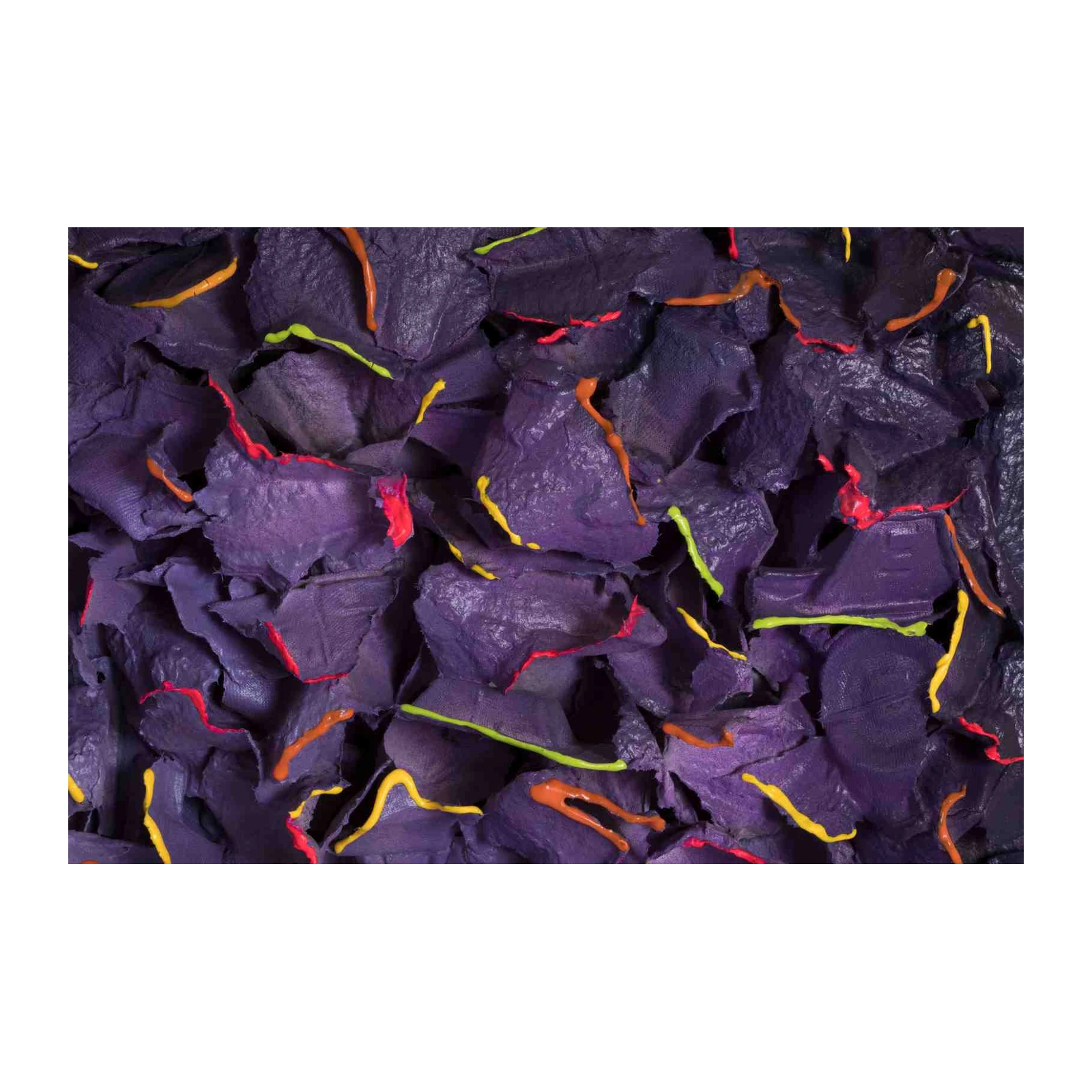 Vibrant Purple Abstract Texture Wall Art