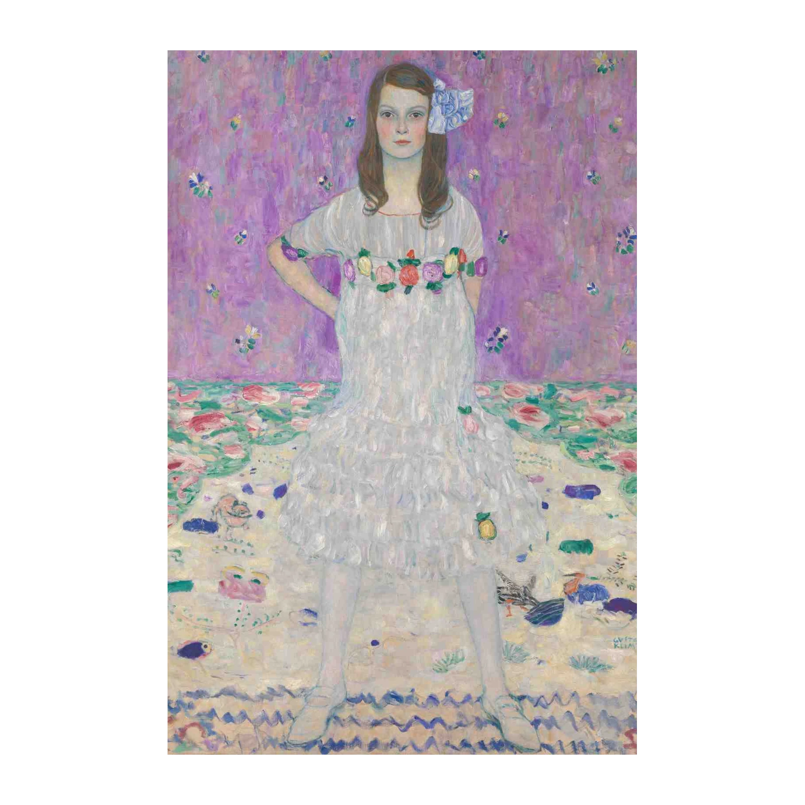 Gustav Klimt Portrait Wall Art - Art Nouveau Decor