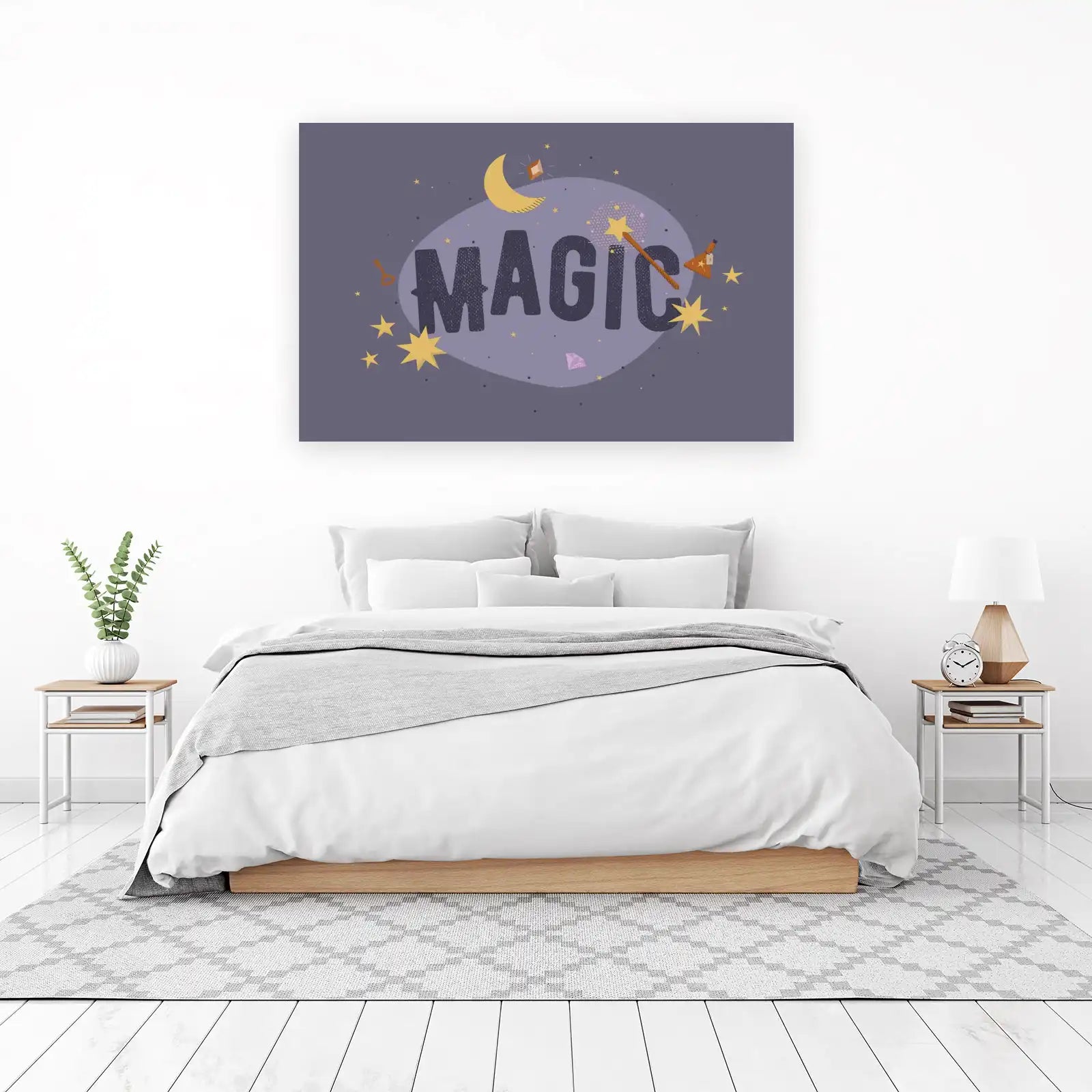 Enchanting Magic Word Typography Wall Art