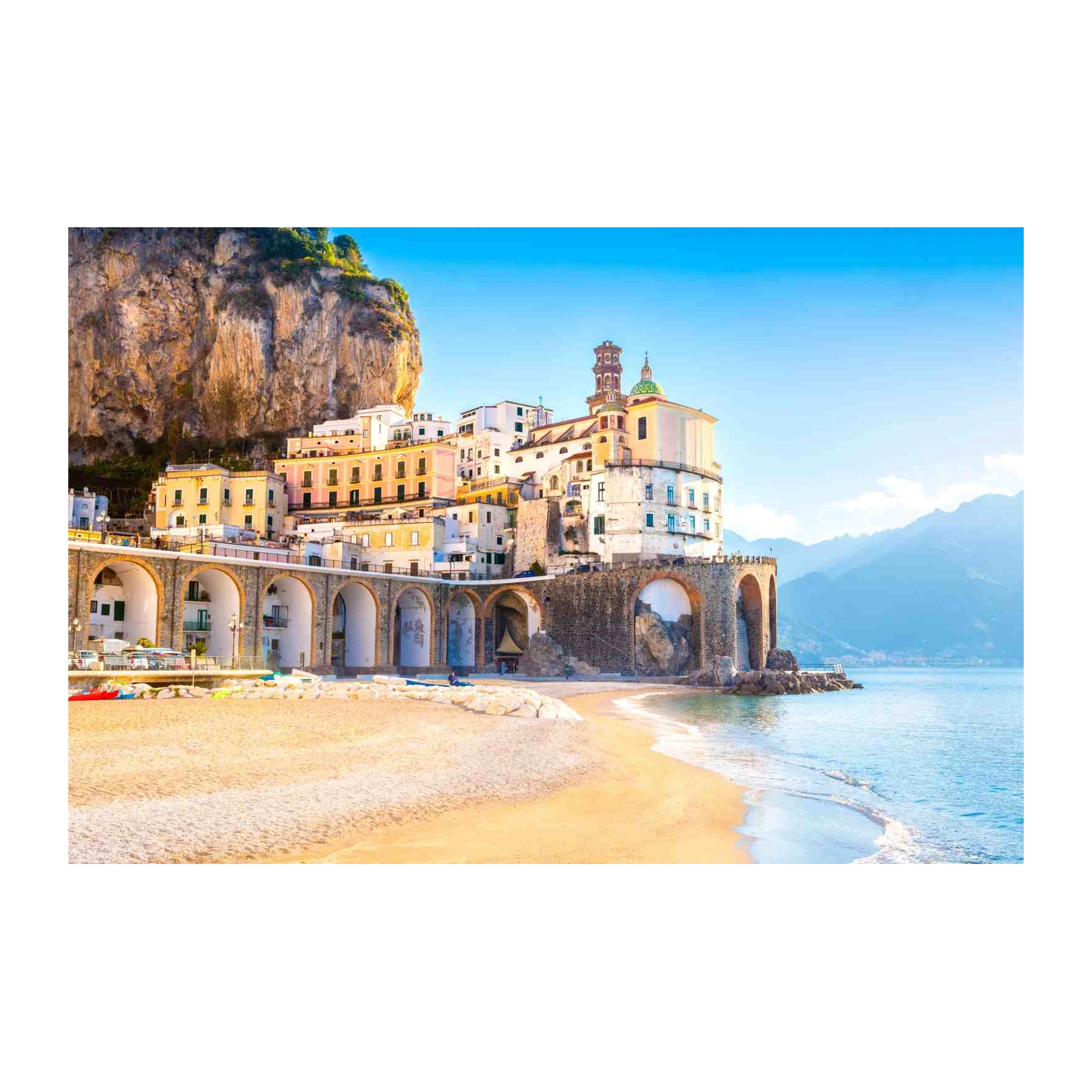 Amalfi Coast Beach Town Wall Art