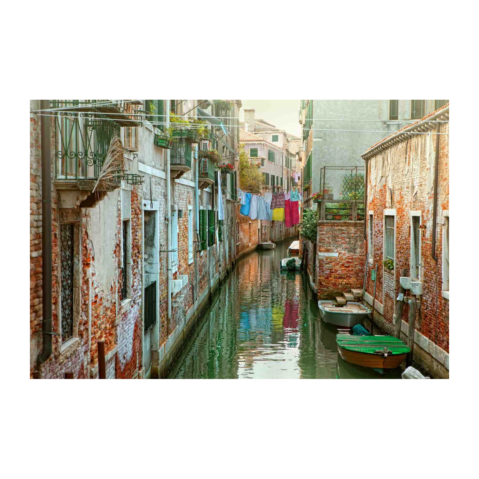 Venice Canal Laundry & Gondolas Wall Art
