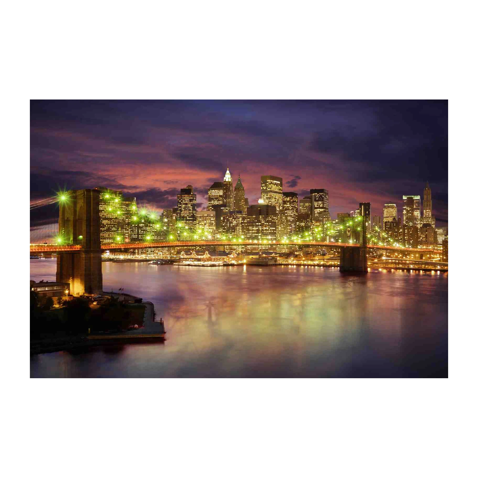 New York City Skyline Brooklyn Bridge Wall Art