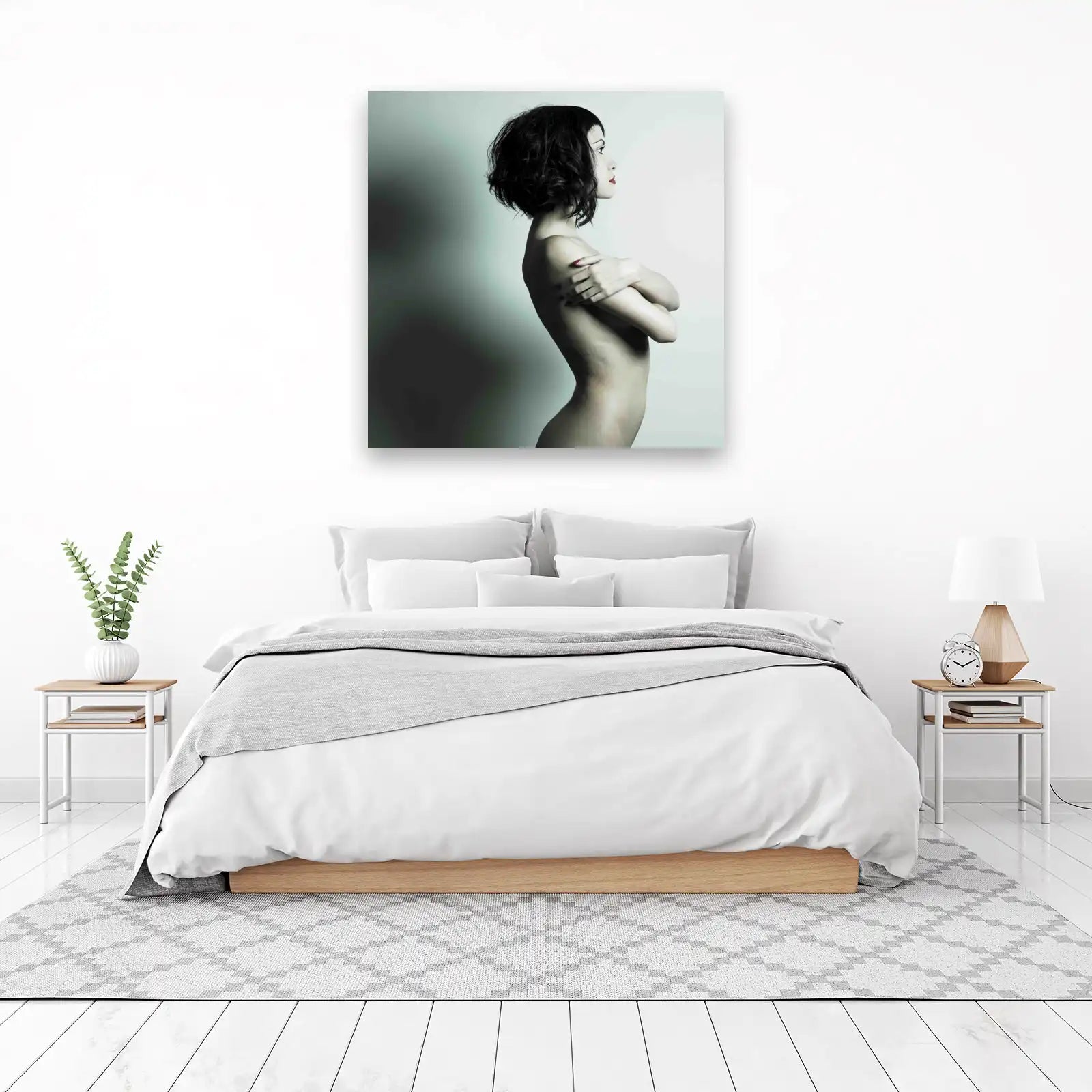 Elegant Woman Contour Wall Art