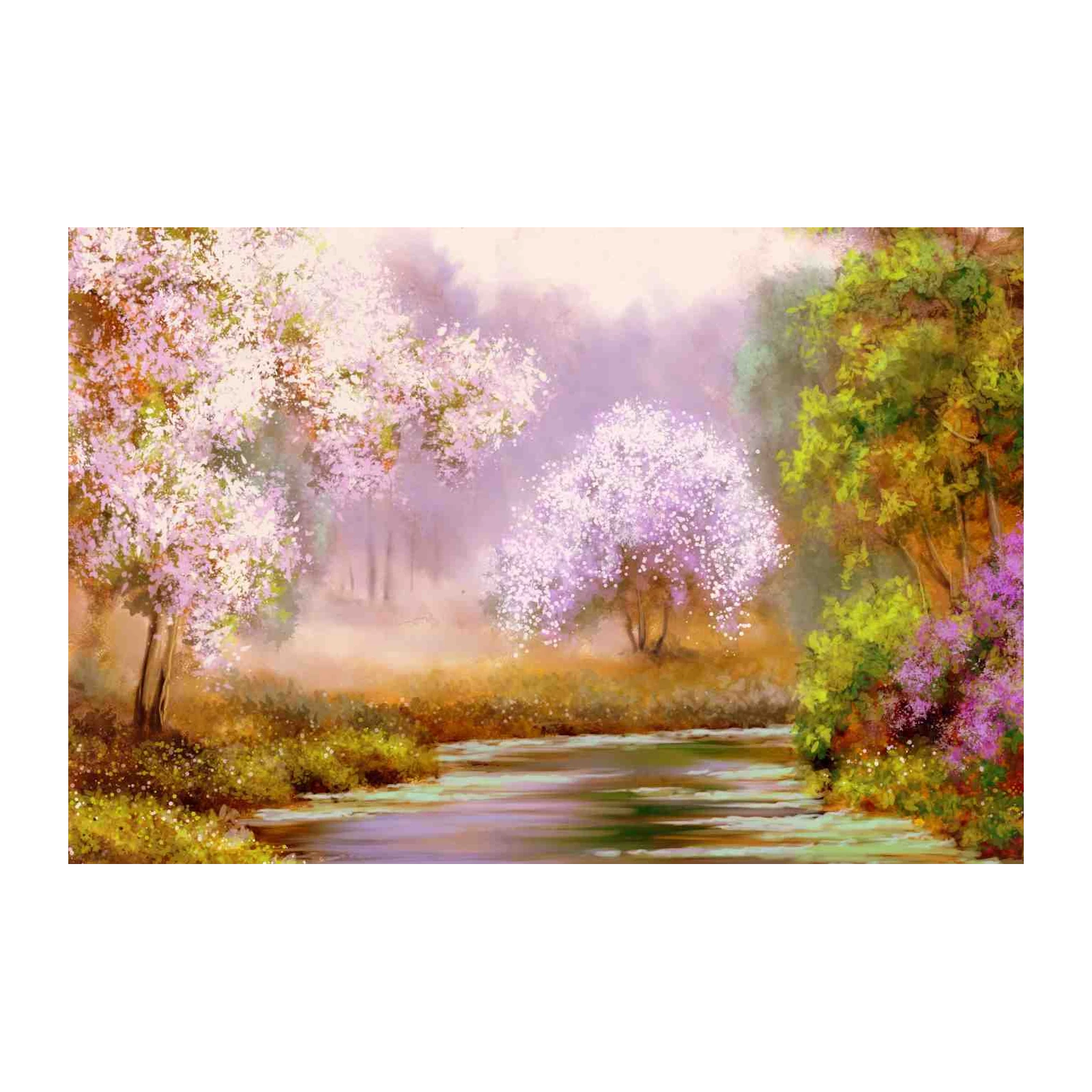 Serene Spring Meadow Wall Art