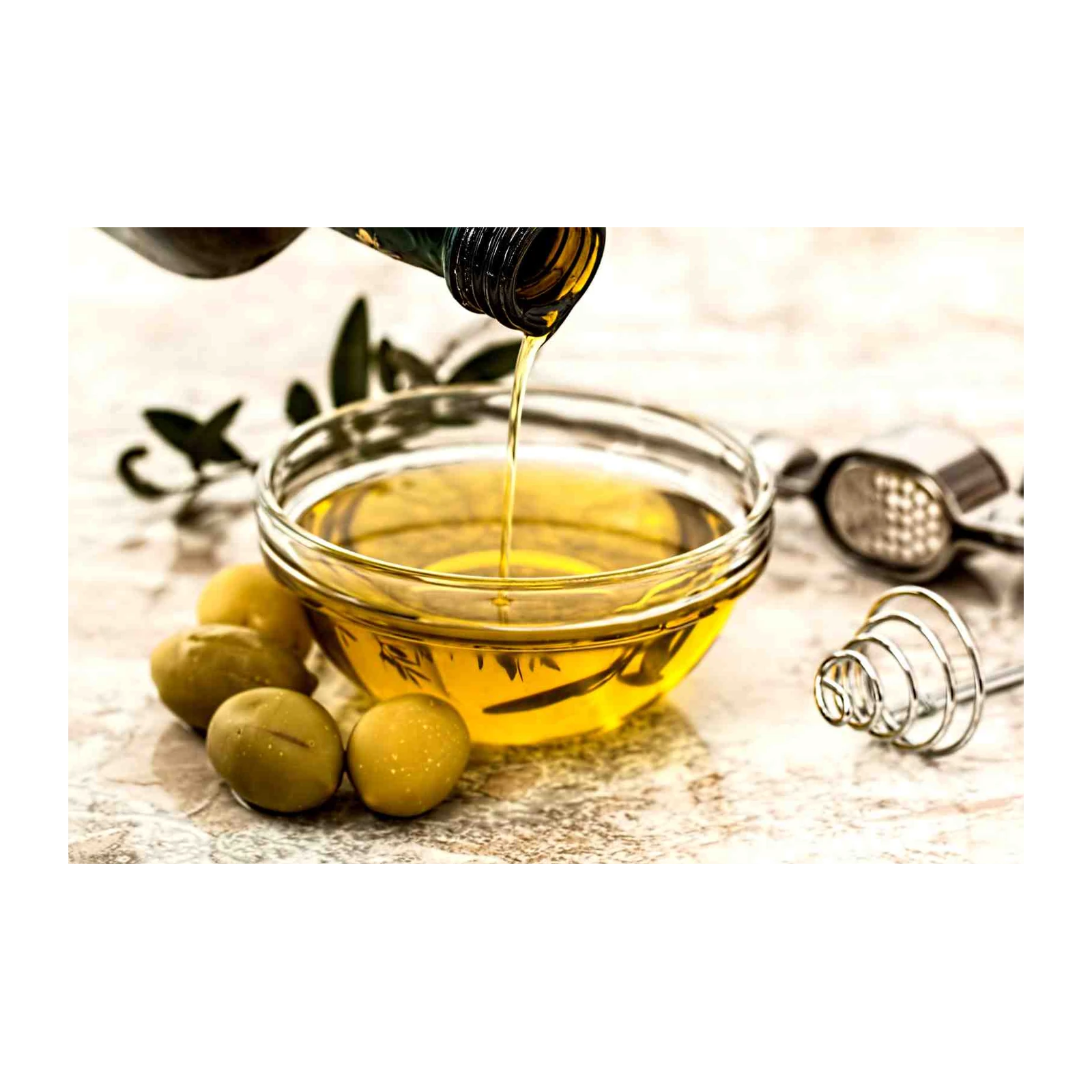 Golden Olive Oil Pour Wall Art