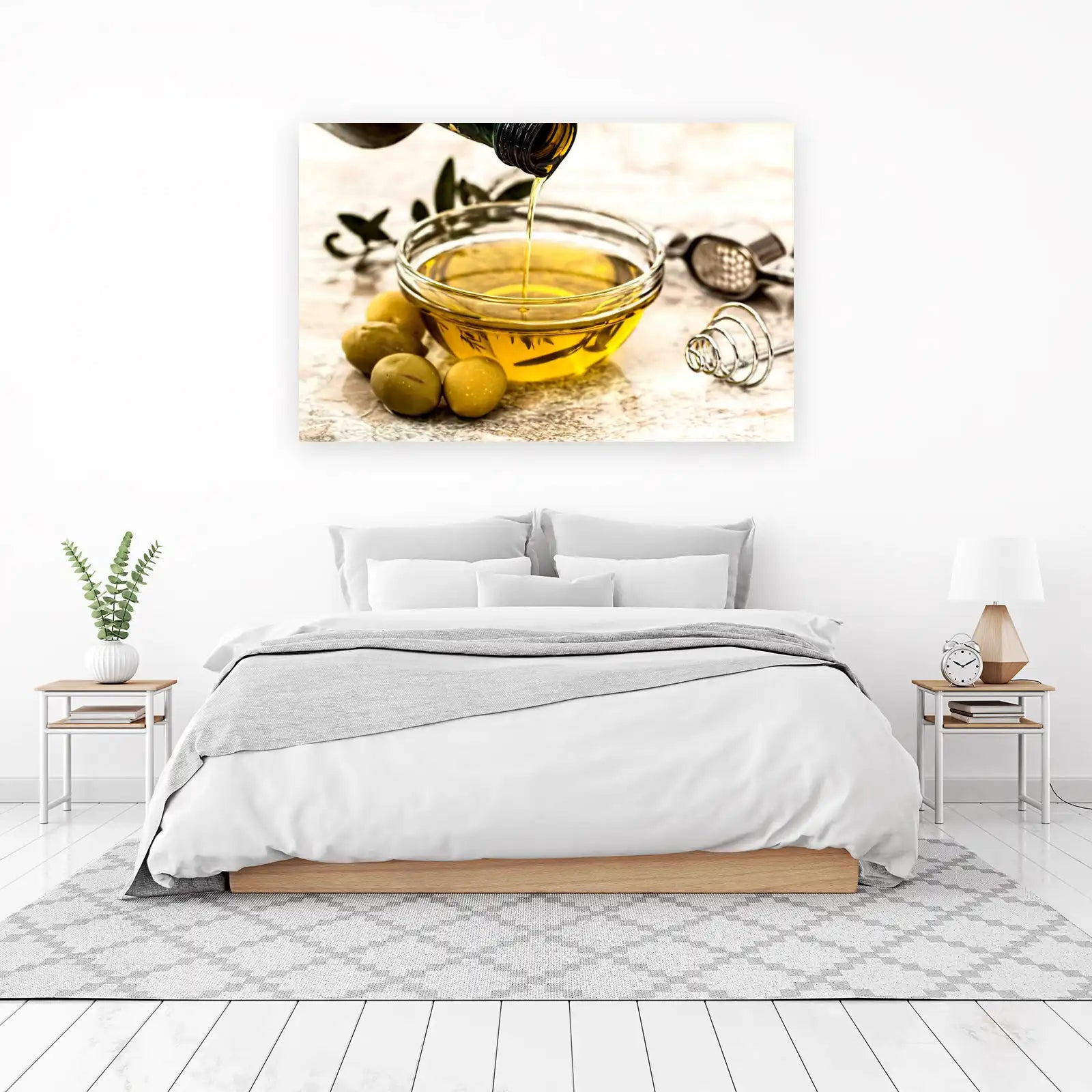 Golden Olive Oil Pour Wall Art
