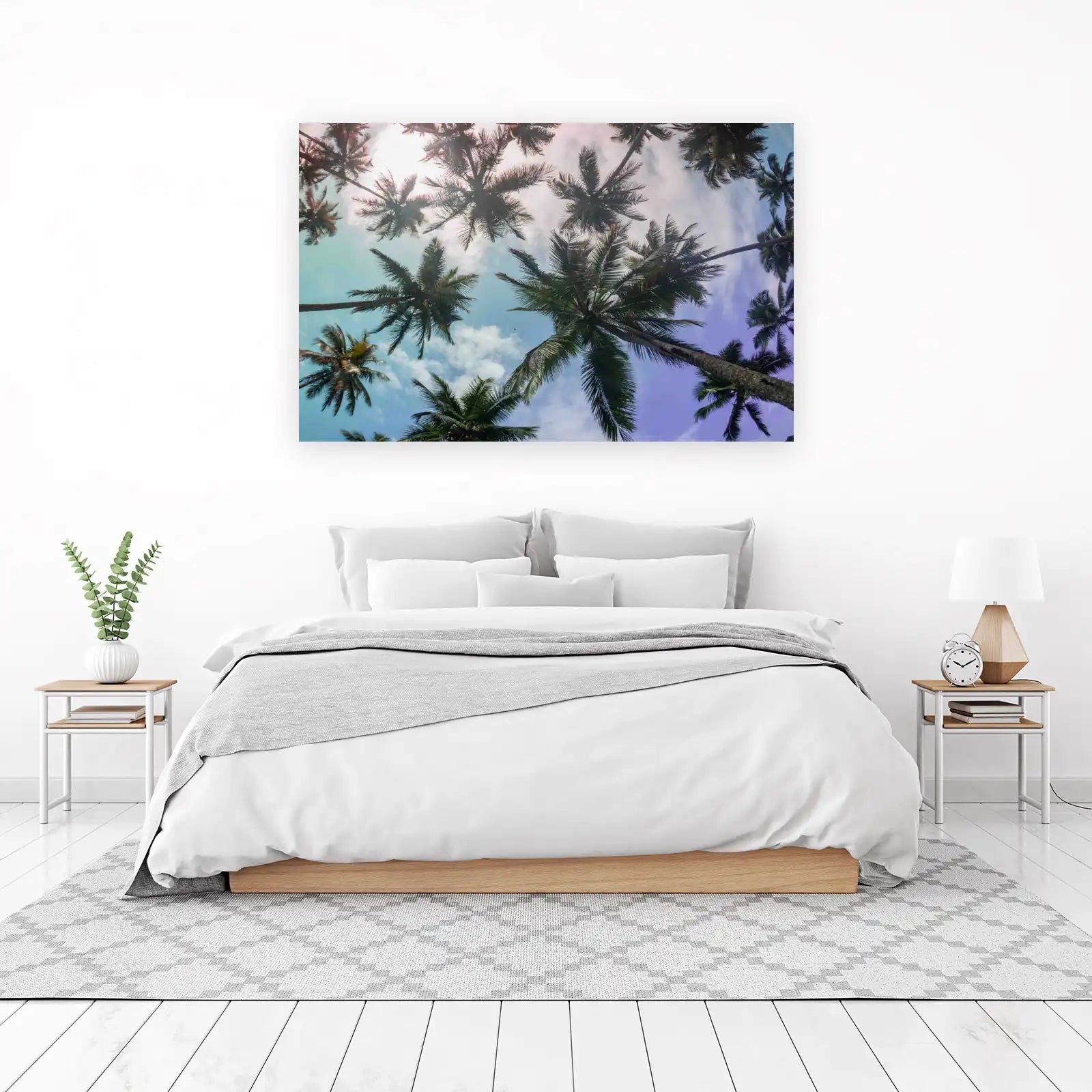 Tropical Palm Canopy Wall Art