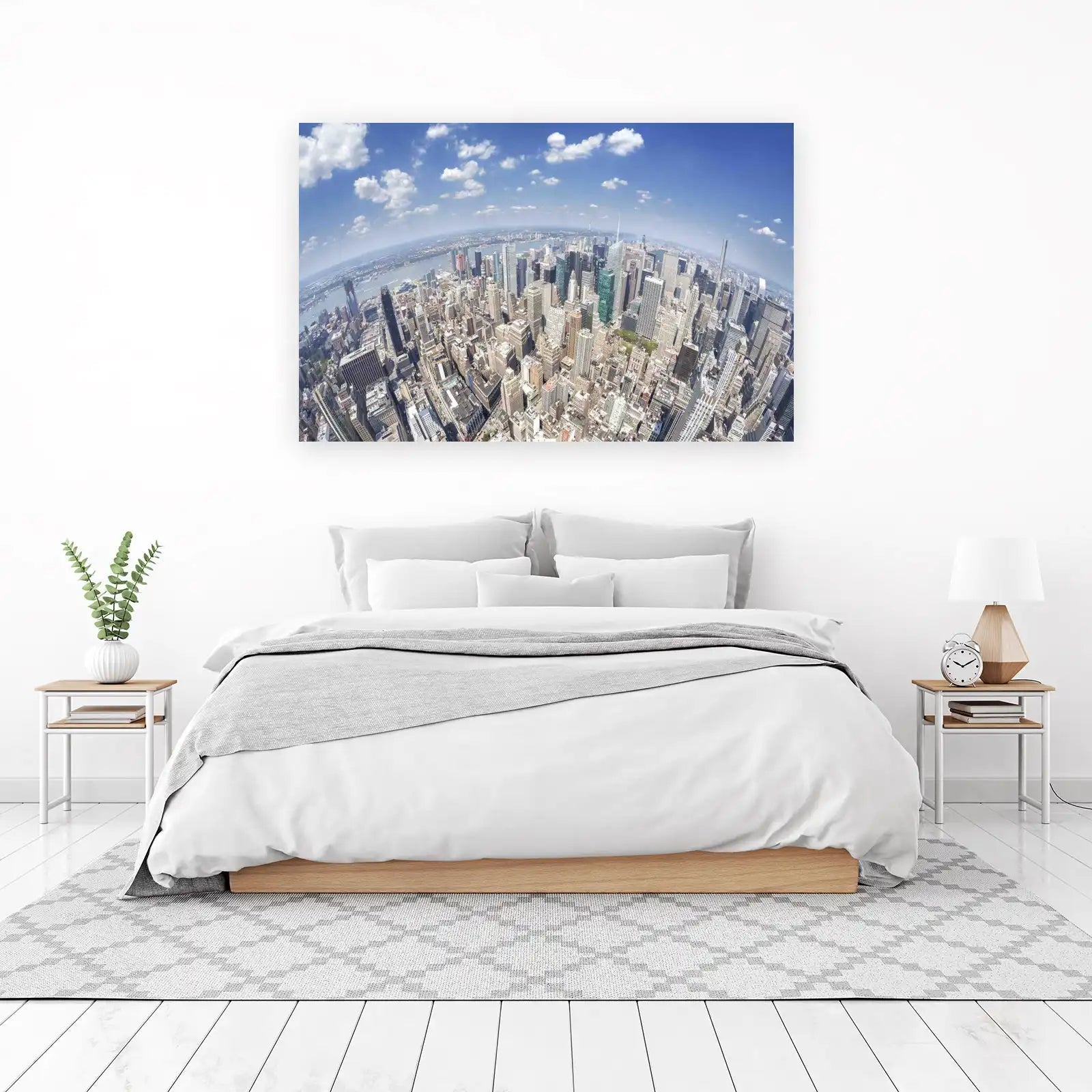 New York City Skyline Aerial Wall Art