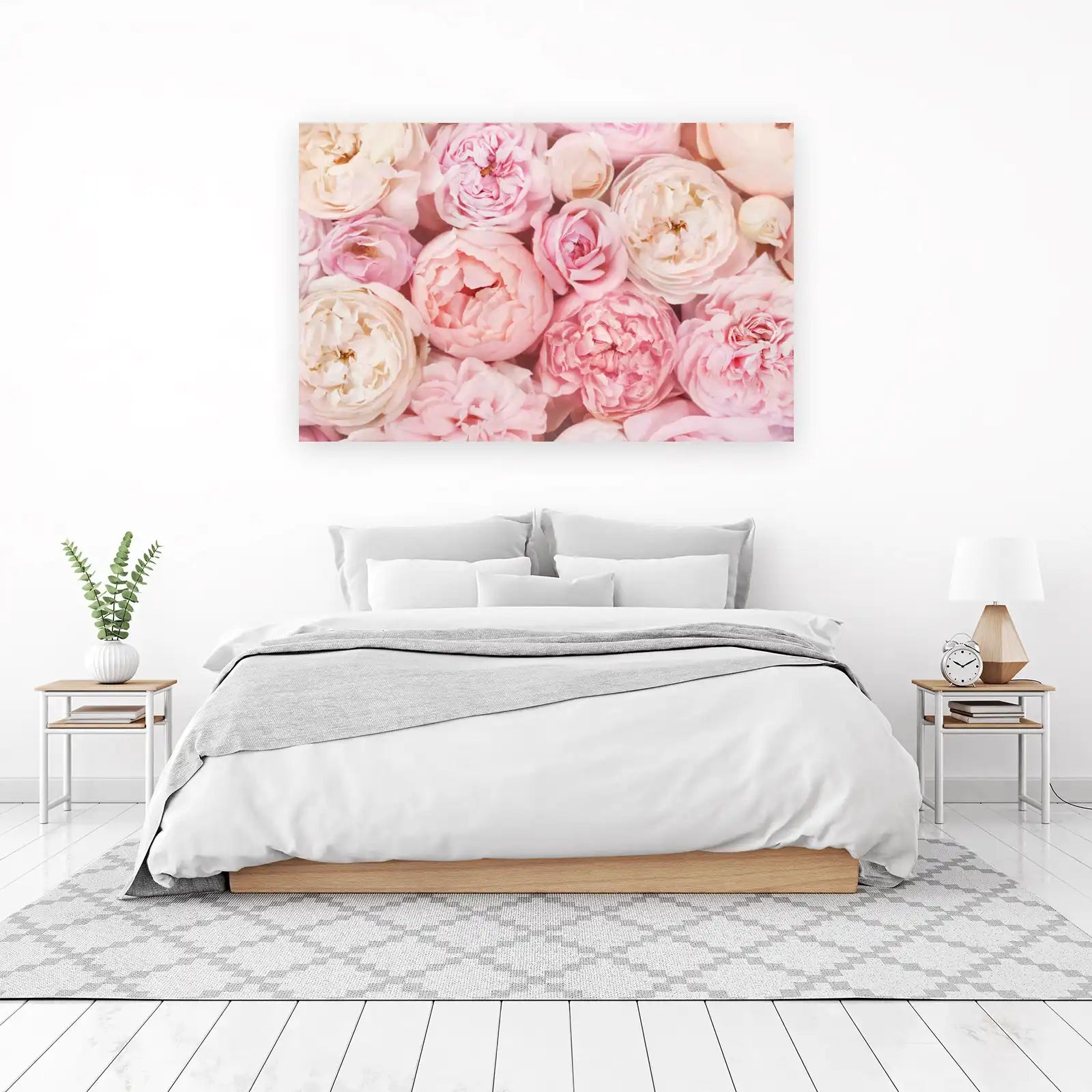 Blush Pink Roses Wall Art Wall Art