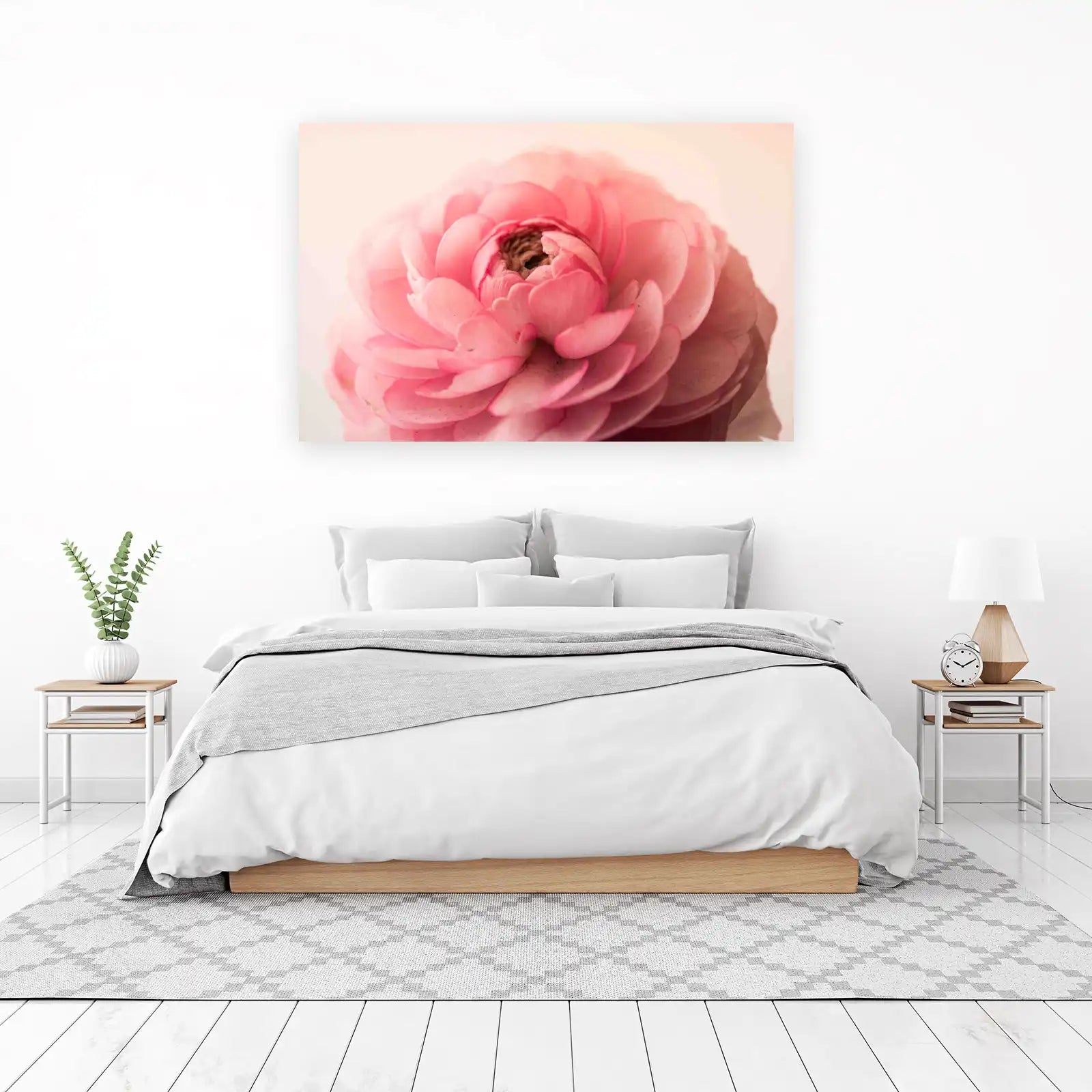Soft Pink Ranunculus Bloom Wall Art Art